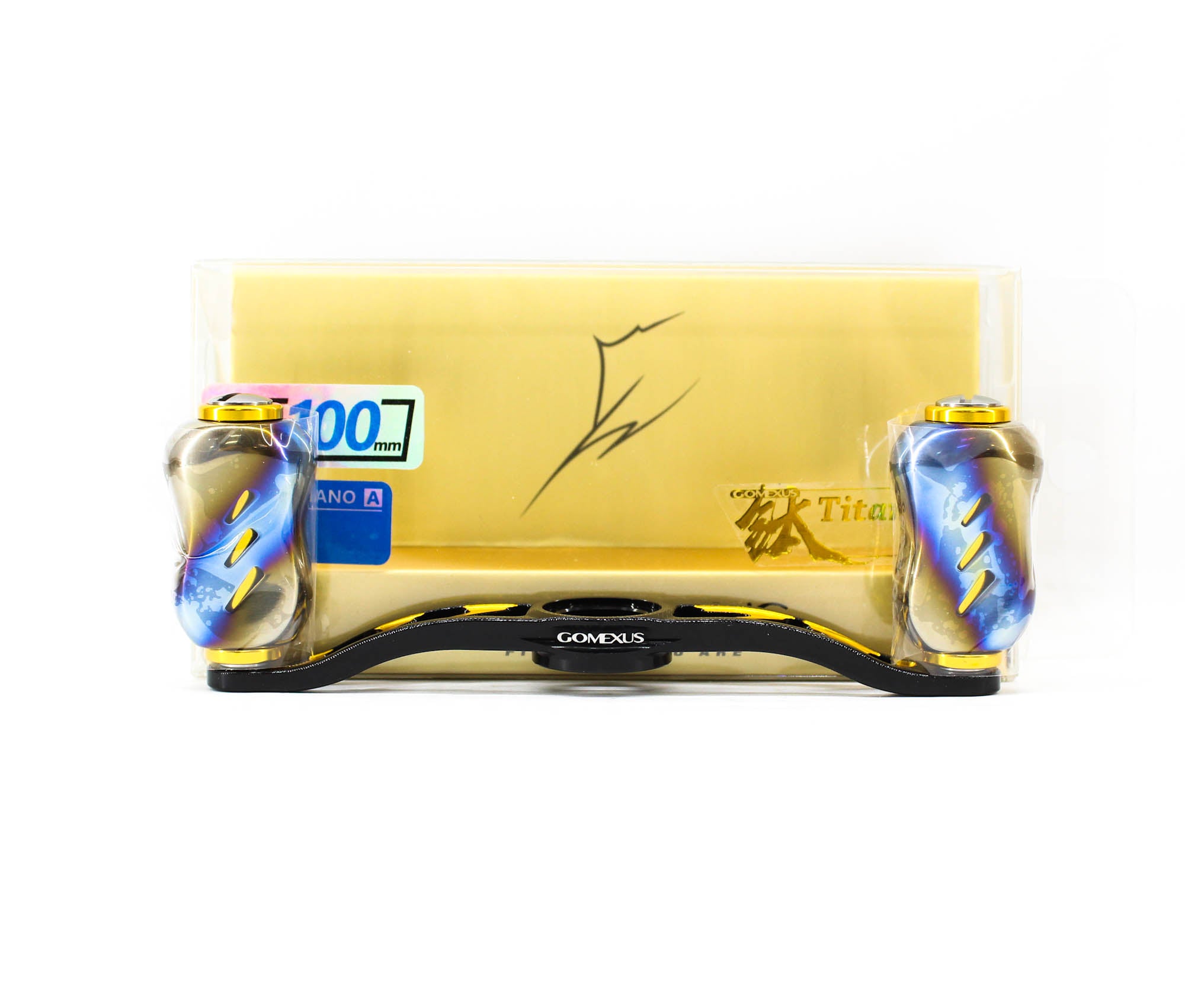 Gomexus BS100T22GDXB2 Handle Titanium Black Gold 100mm 7x4mm Shimano (3544)