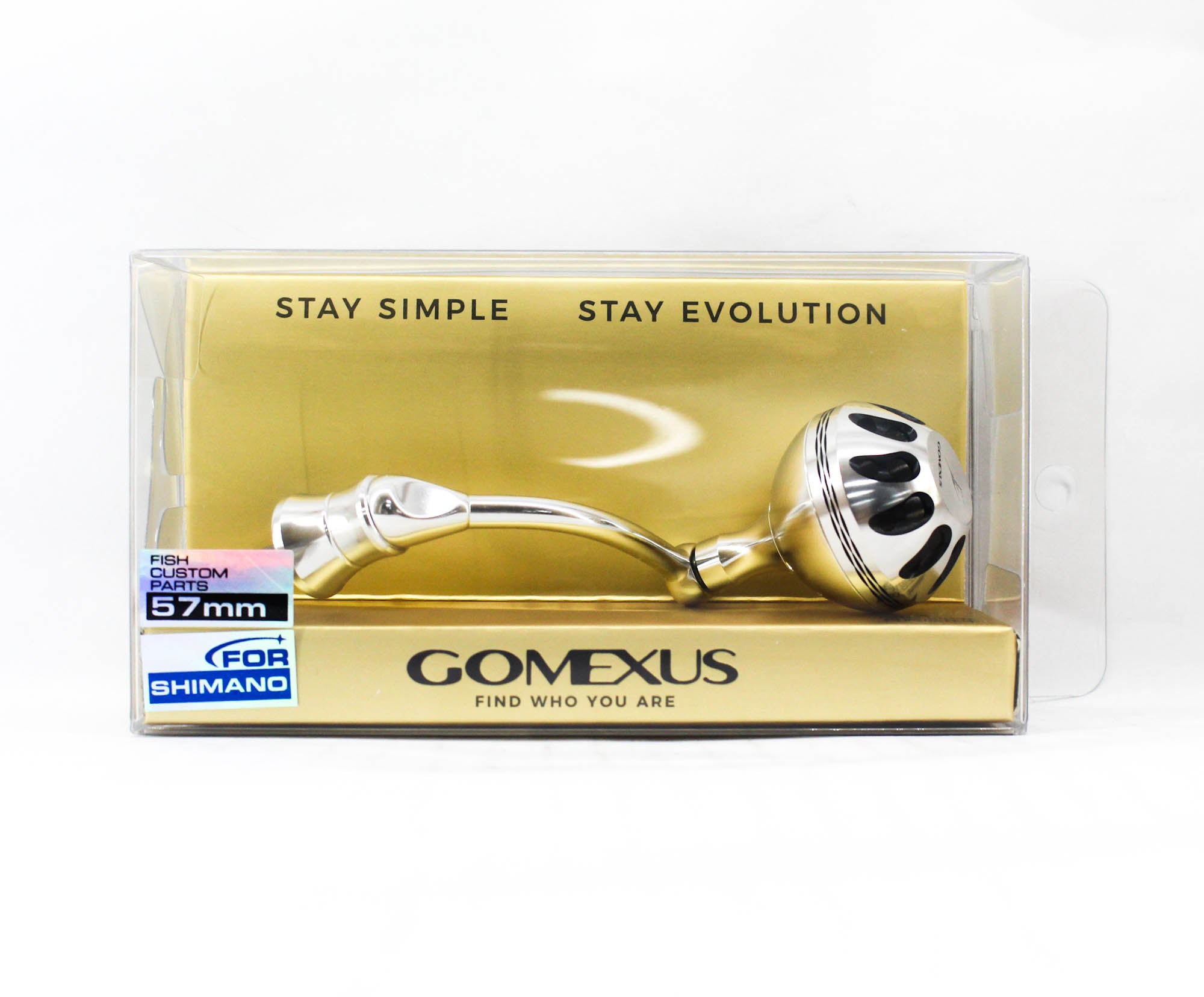 Gomexus H1S57JLA35ASRBK Handle Hunter Alu Silver 57mm Shimano (3759)
