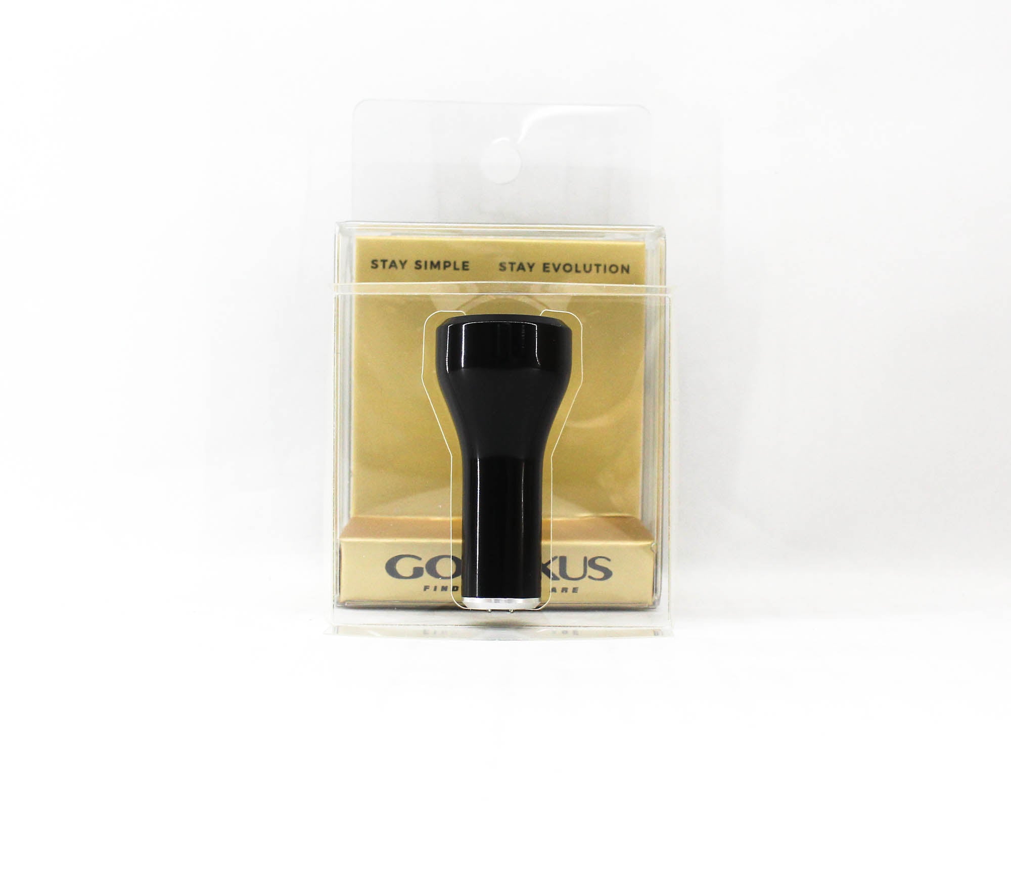 Gomexus A24LBKSR Power Knob Black Silver 24mm Shimano A Daiwa S (4275)