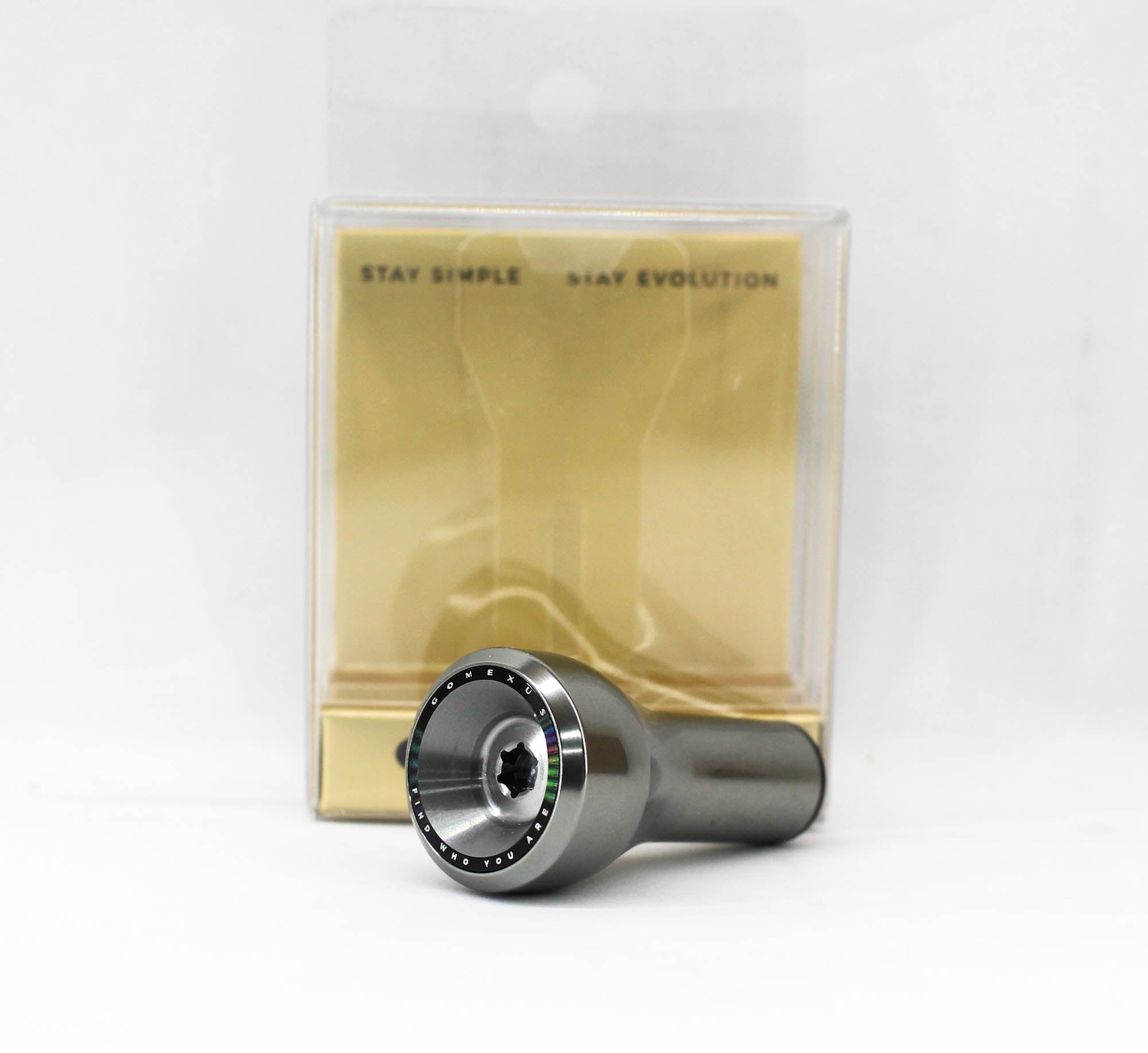 Gomexus A24LTNBK Knob Aluminum Silver 24mm Shimano A , Daiwa S (4282)