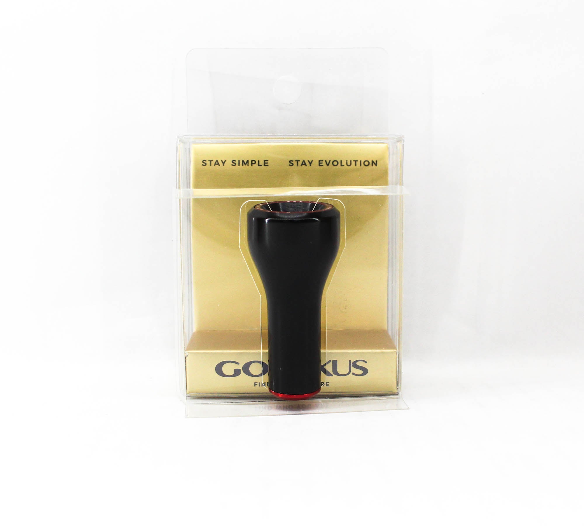 Gomexus A24LBKRD Power Knob Black Red 24mm Shimano A Daiwa S (4305)