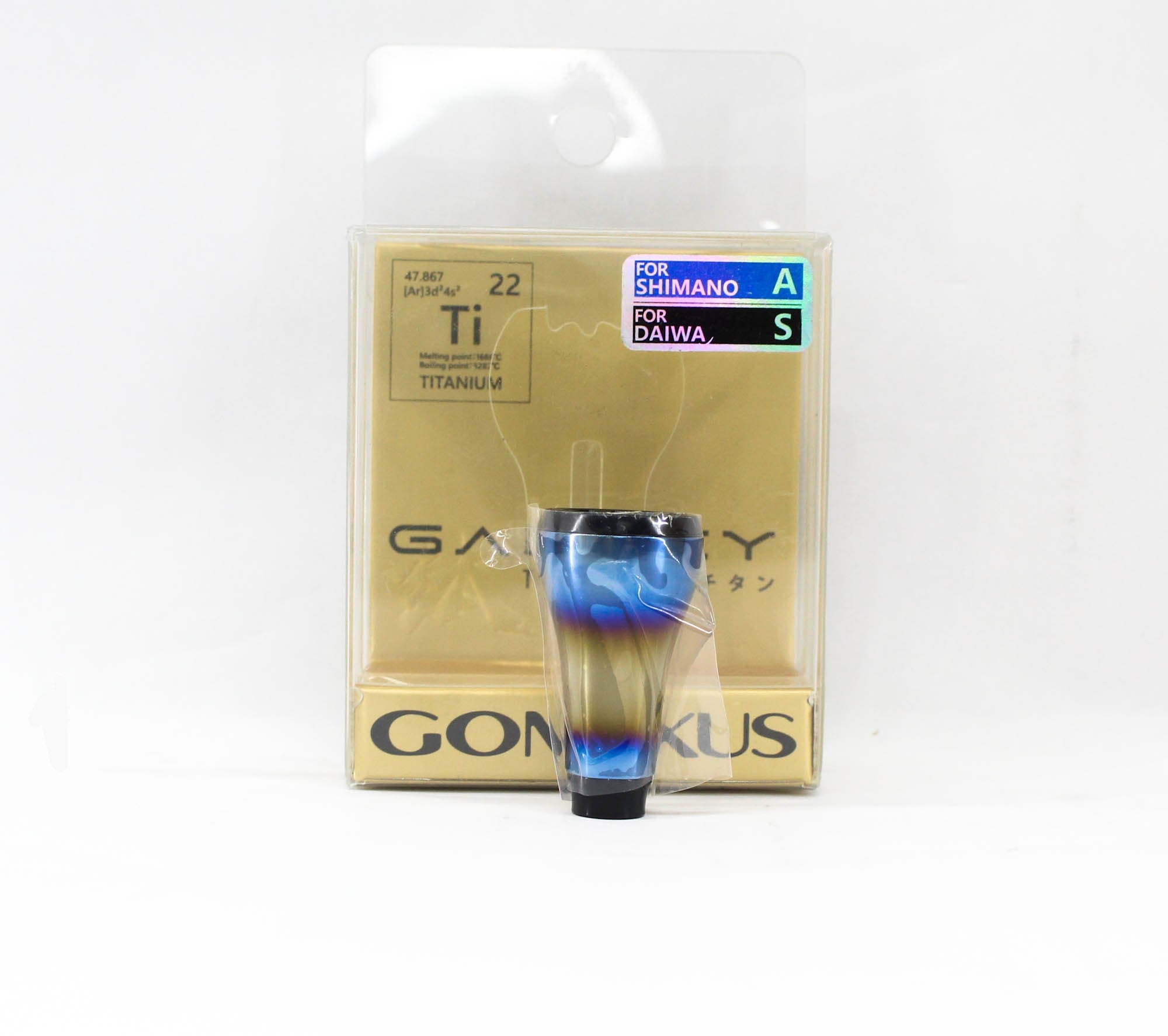 Gomexus T20SJBK Handle Knob Titanium Black 20mm Shimano A , Daiwa S (4510)