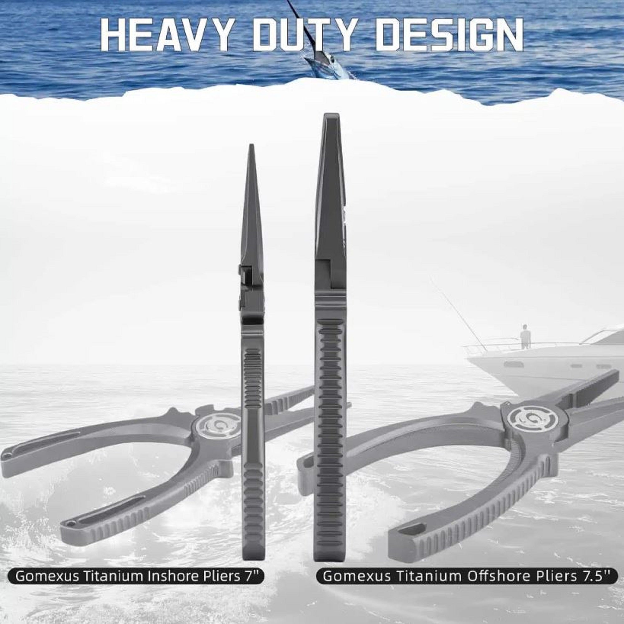 Gomexus TX75-TN Pliers Split Ring Titanium SET (4817)