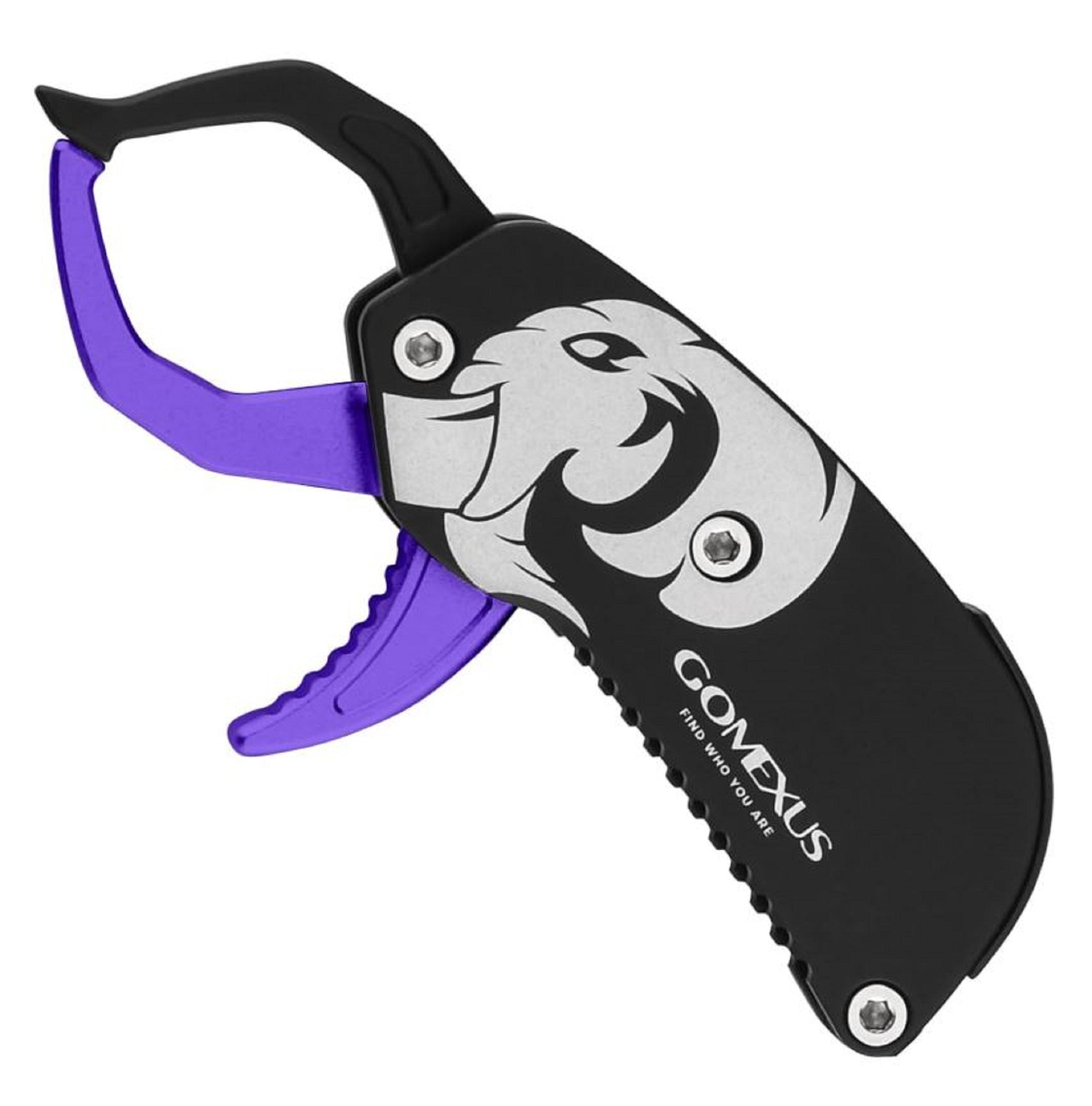 Gomexus KY100BKPL Fish Grip Pocket Light Weight Purple (4985)