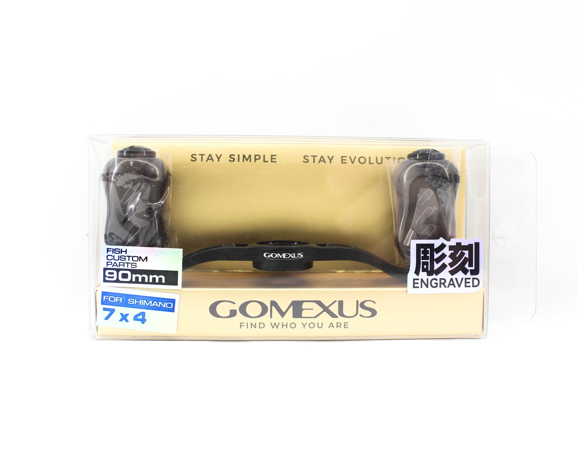 Gomexus H1B90A22TFBKBKJ Handle Alu Black 90mm 7x4mm Shimano (5746)