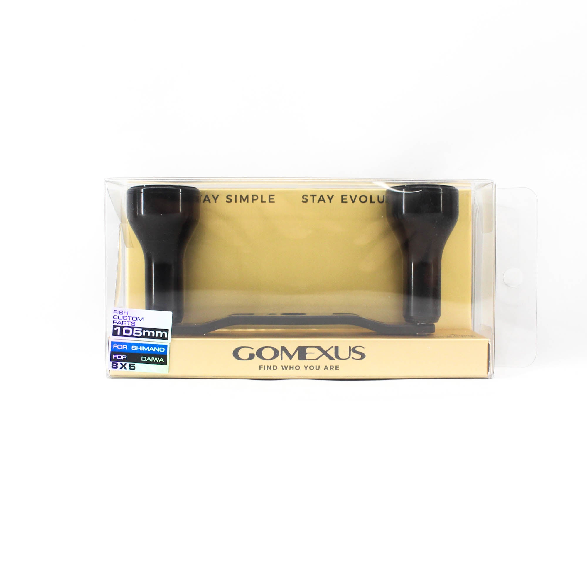 Gomexus H2B105F30A02BKBK Handle Carbon BK 105mm 8x5mm Shimano Daiwa (5753)