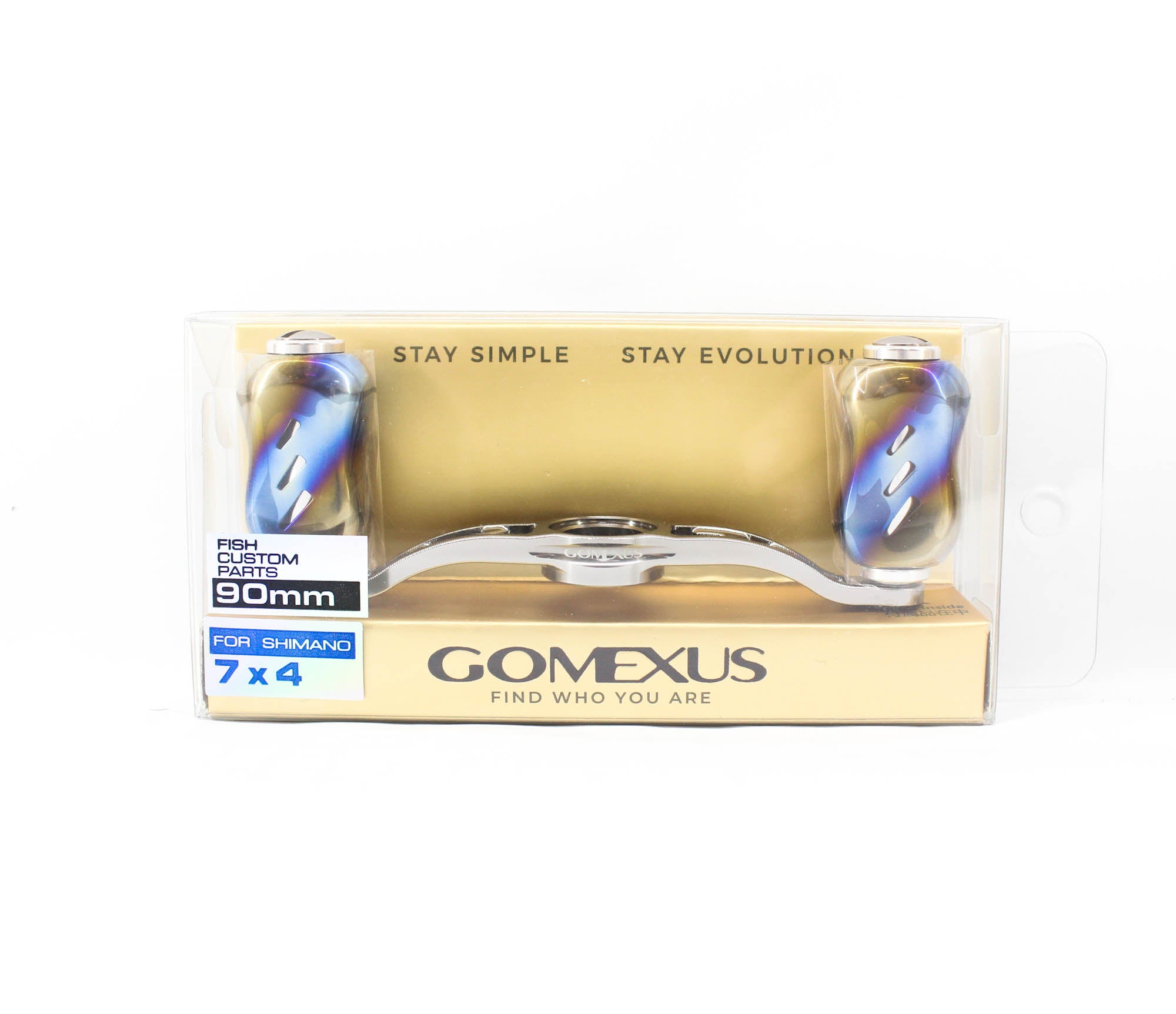 Gomexus H1B90A22TFTNXS Handle Alu Flame Silver 90mm 7x4mm Shimano (5760)