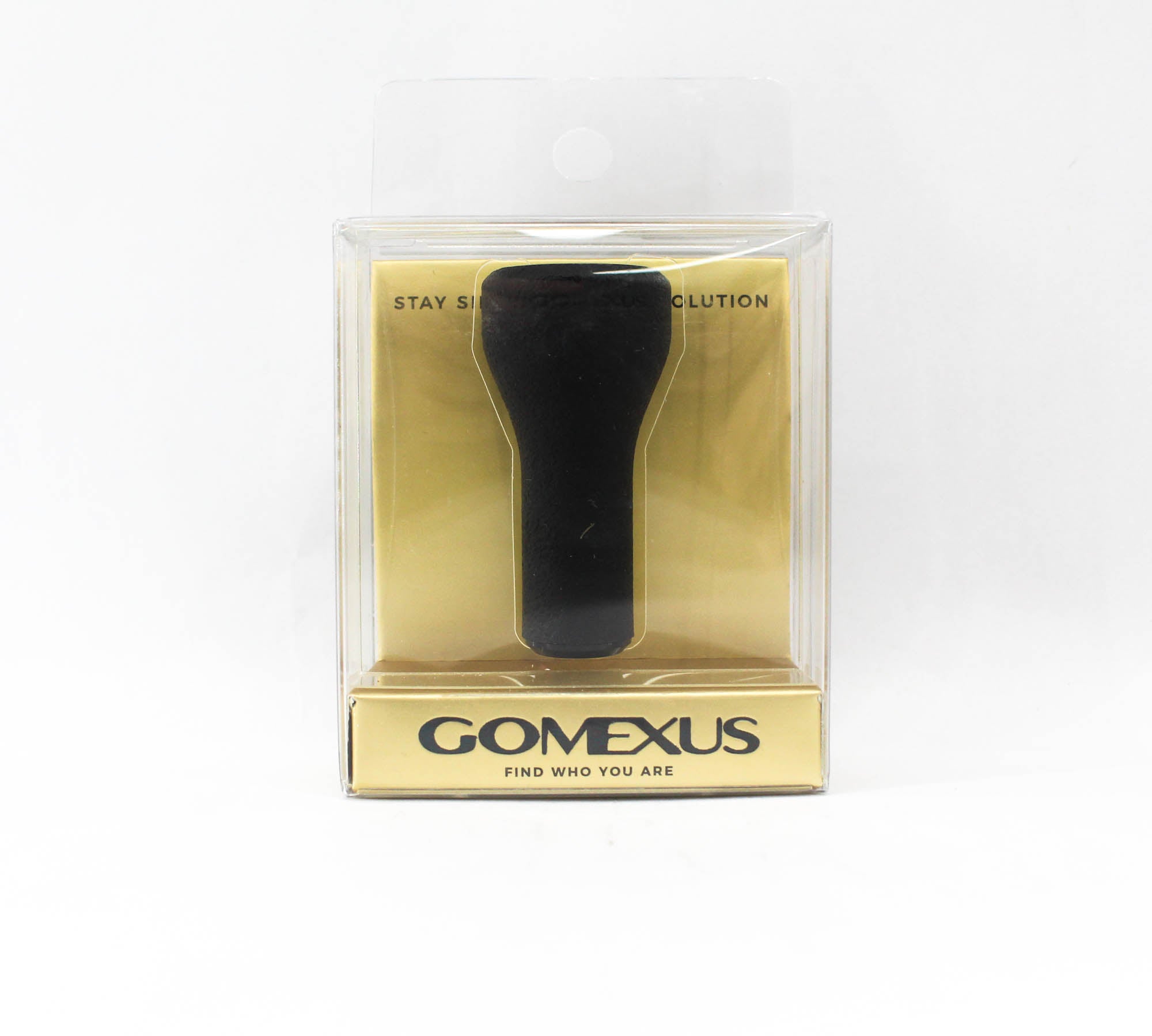 Gomexus K124PBKBK Knob TPE Black 24mm Shimano A, Daiwa S (6095)