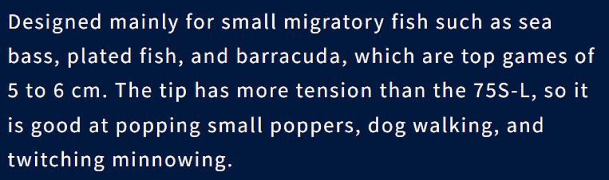 Boggy Rod Spinning ENO 75S-ML 2nd Generation (1748)