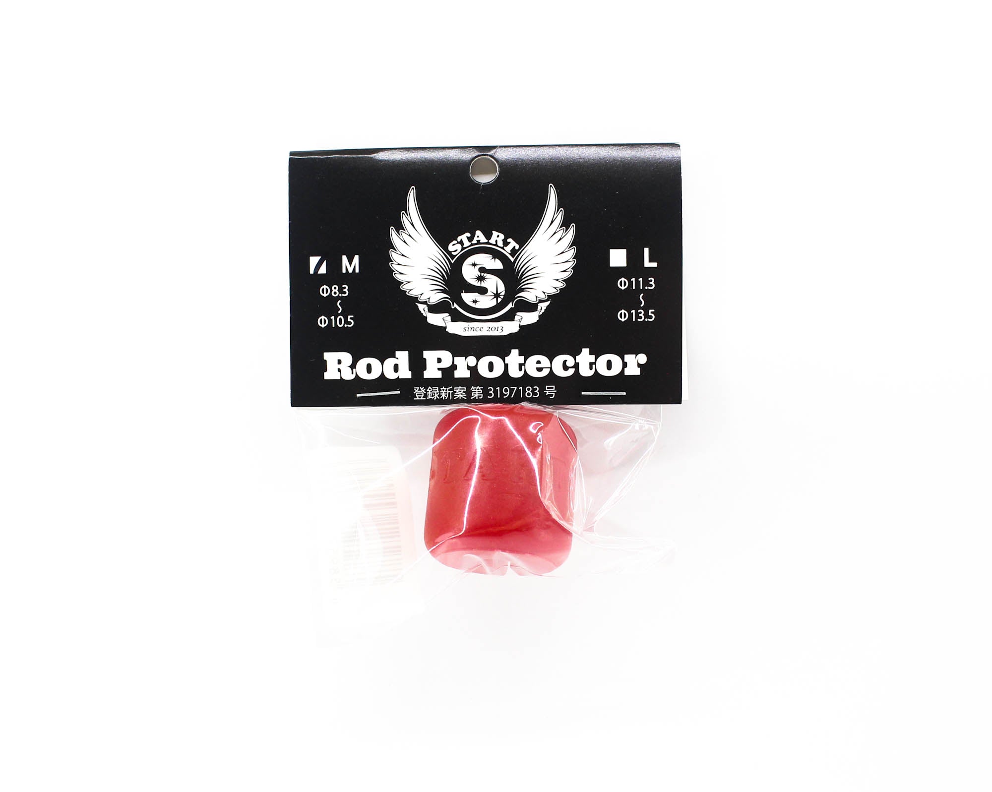 Start Rod Split Grip Protector Size M Diameters 8.3-10.5 mm Red (0036)