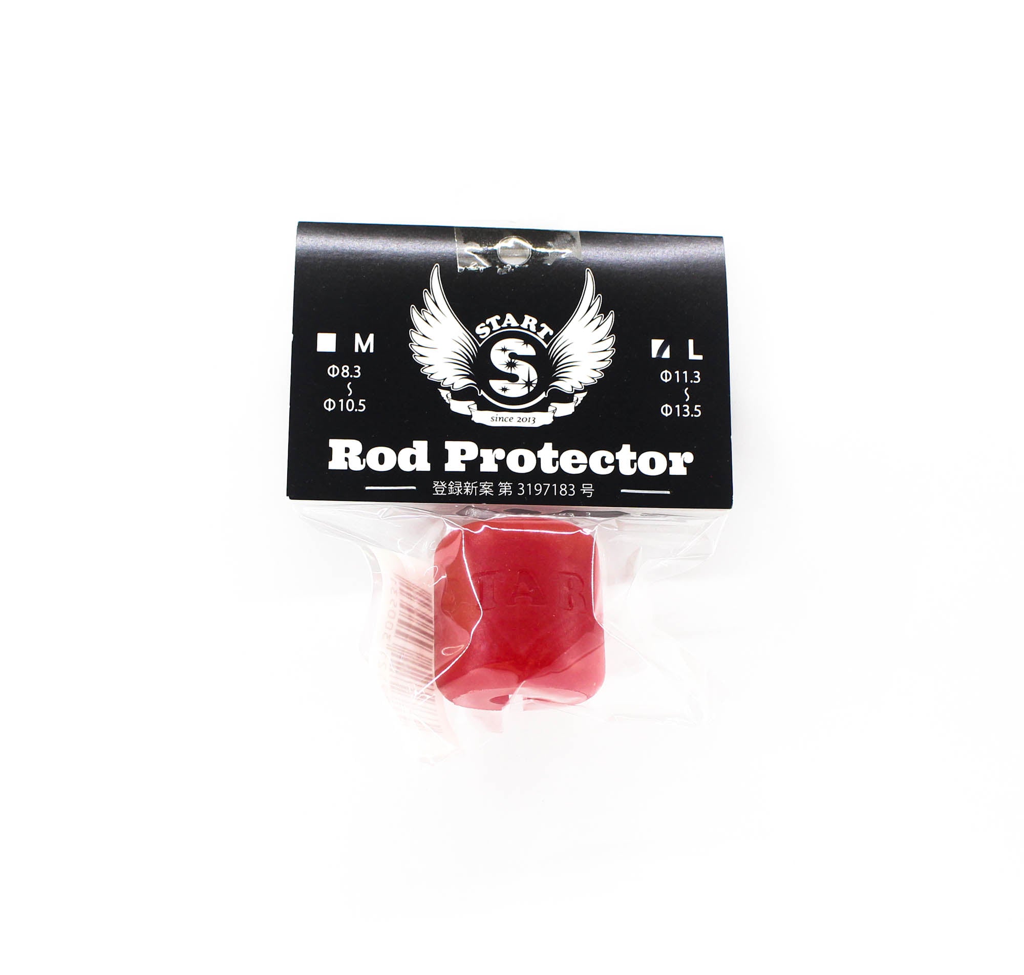 Start Rod Split Grip Protector Size L Diameters 11.3-13.5 mm Red (0531)