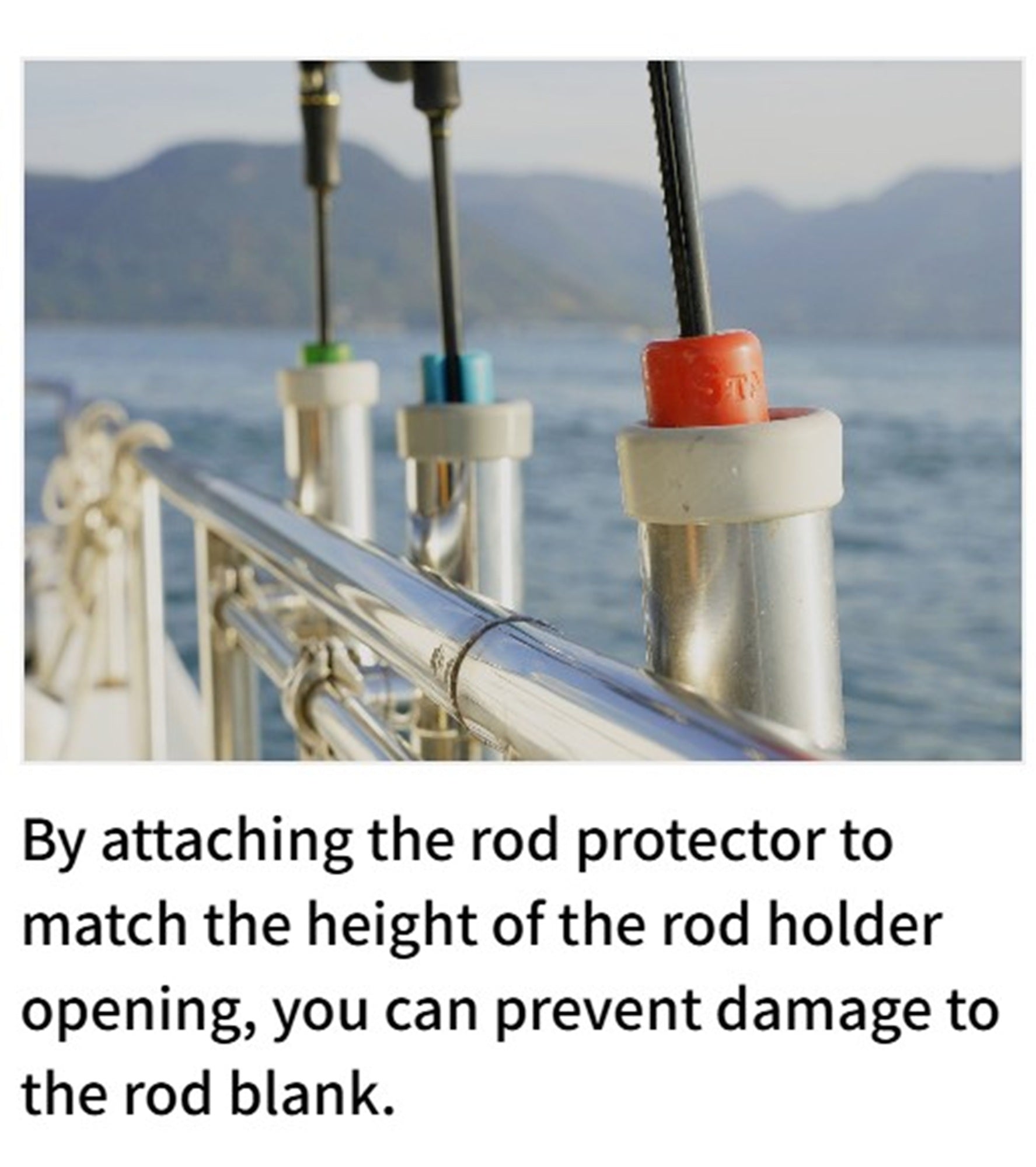 Start Rod Split Grip Protector Size L Diameters 11.3-13.5 mm Blue G (0586)