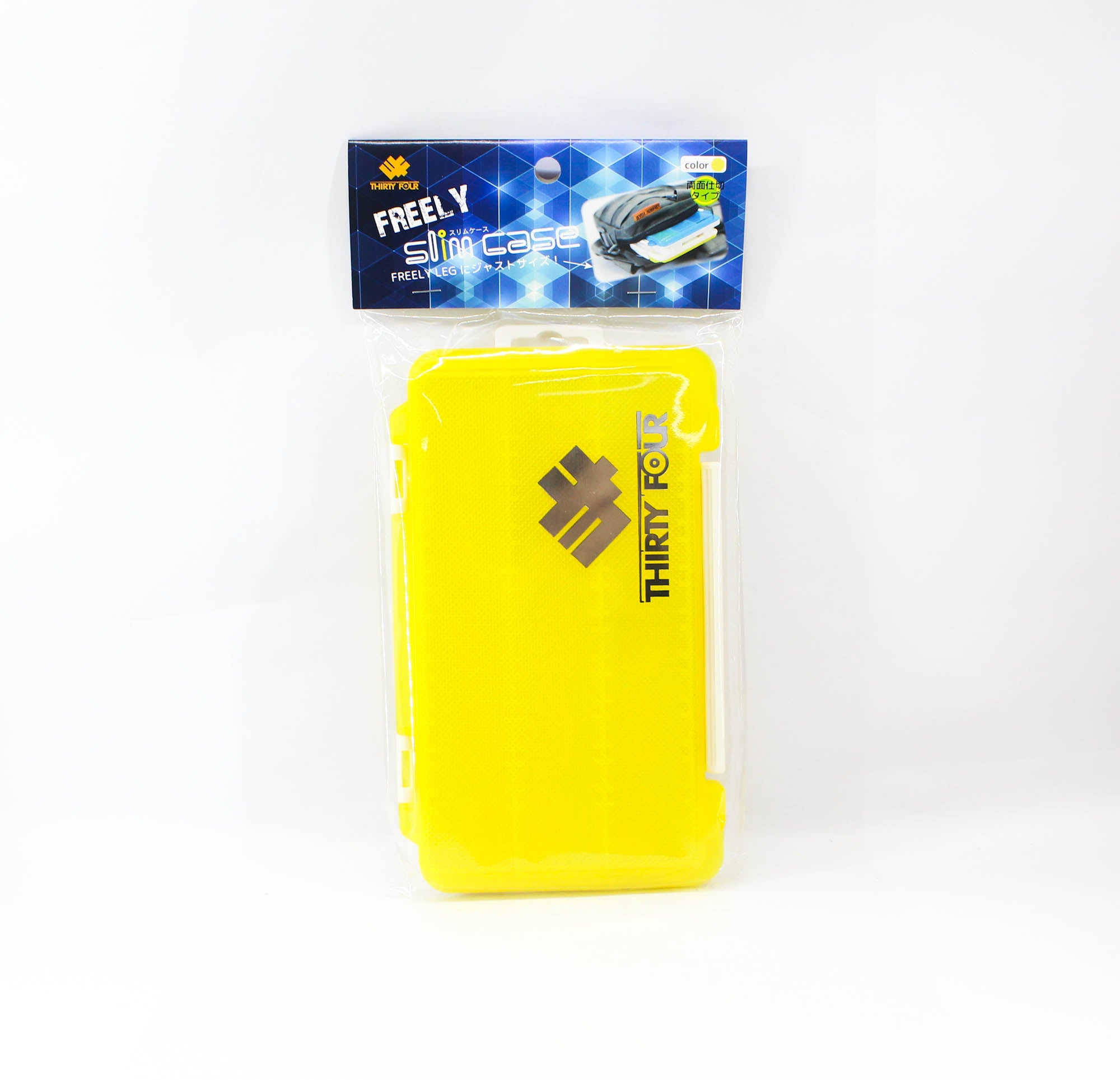 Thirty Four Freely Slim Case Yellow 175 x 105 x 18mm (1793)