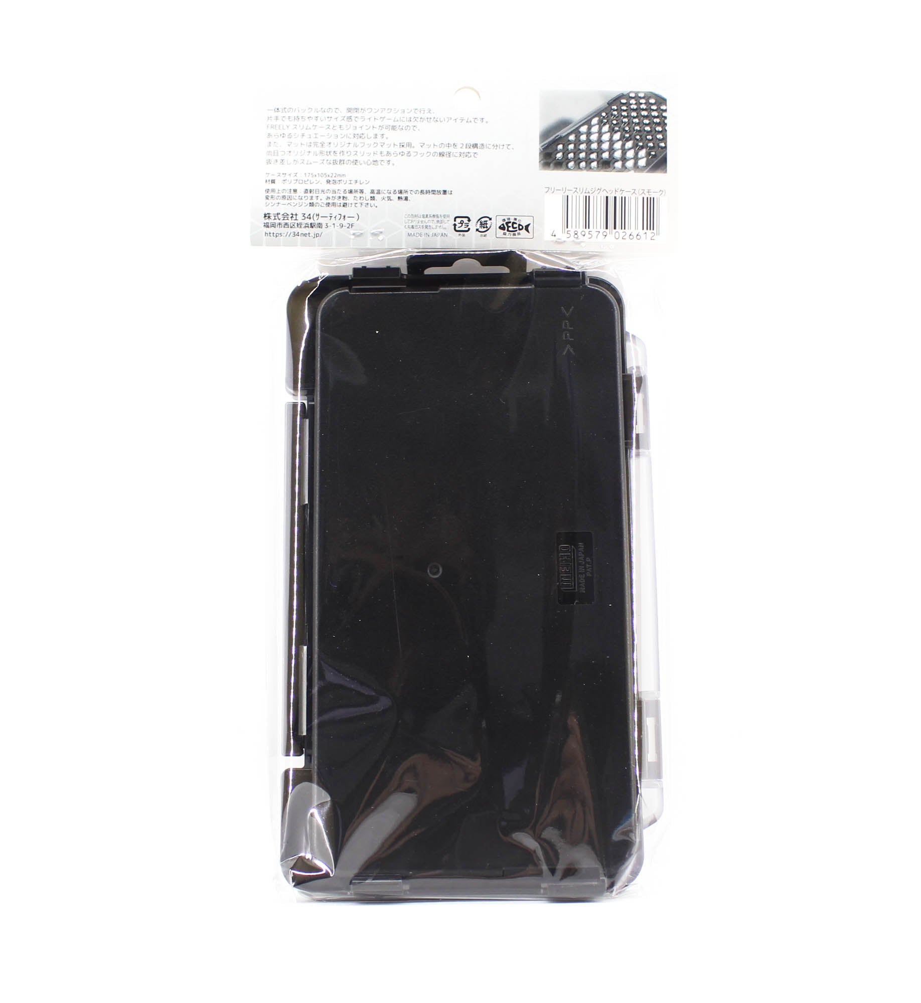 Thirty Four Freely Slim Jig Head Case Black (6612)