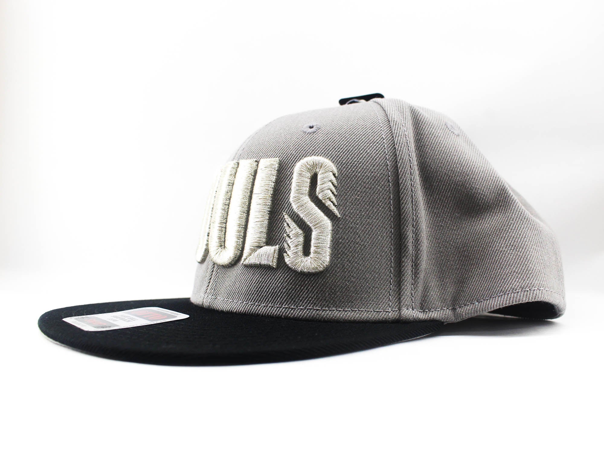 Souls Cap Flat Cap Logo Black Gray (2660)