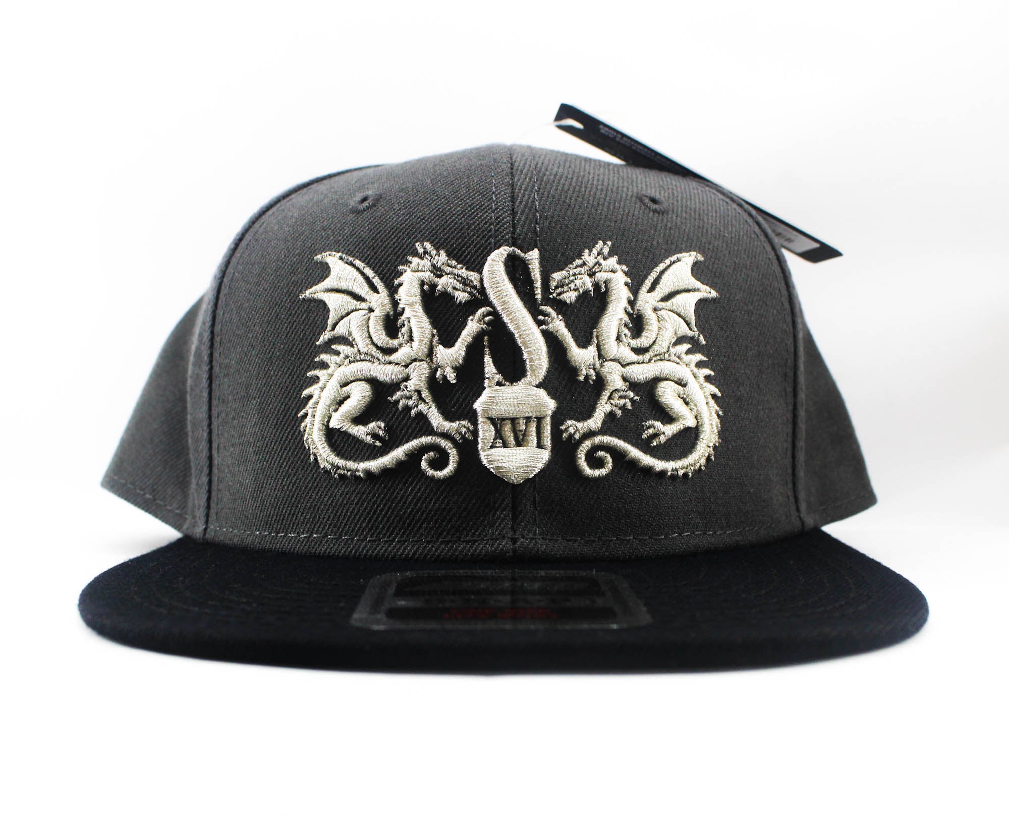 Souls Cap Flat Cap Emblem Black Charcoal (2684)
