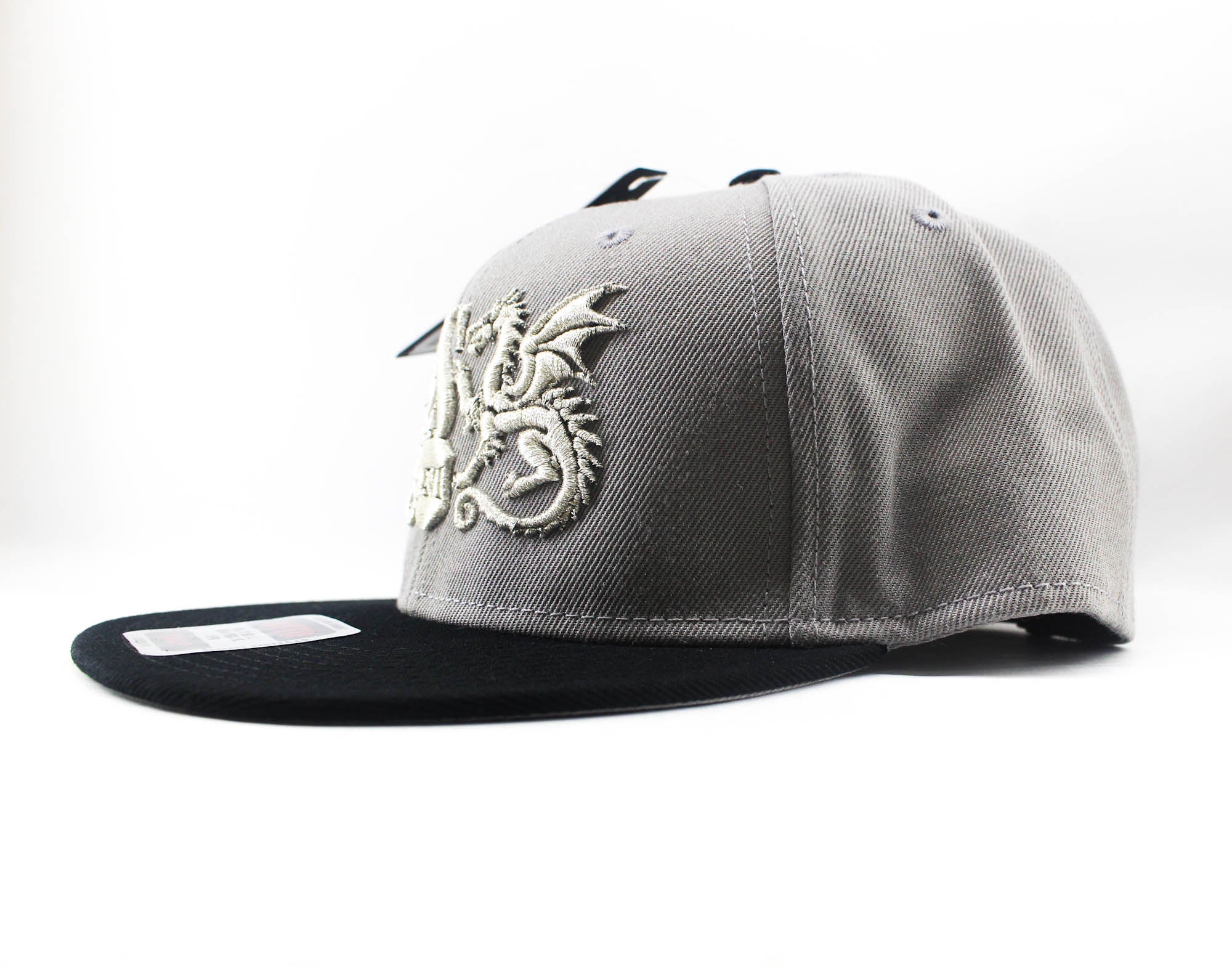 Souls Cap Flat Cap Emblem Black Gray (2691)