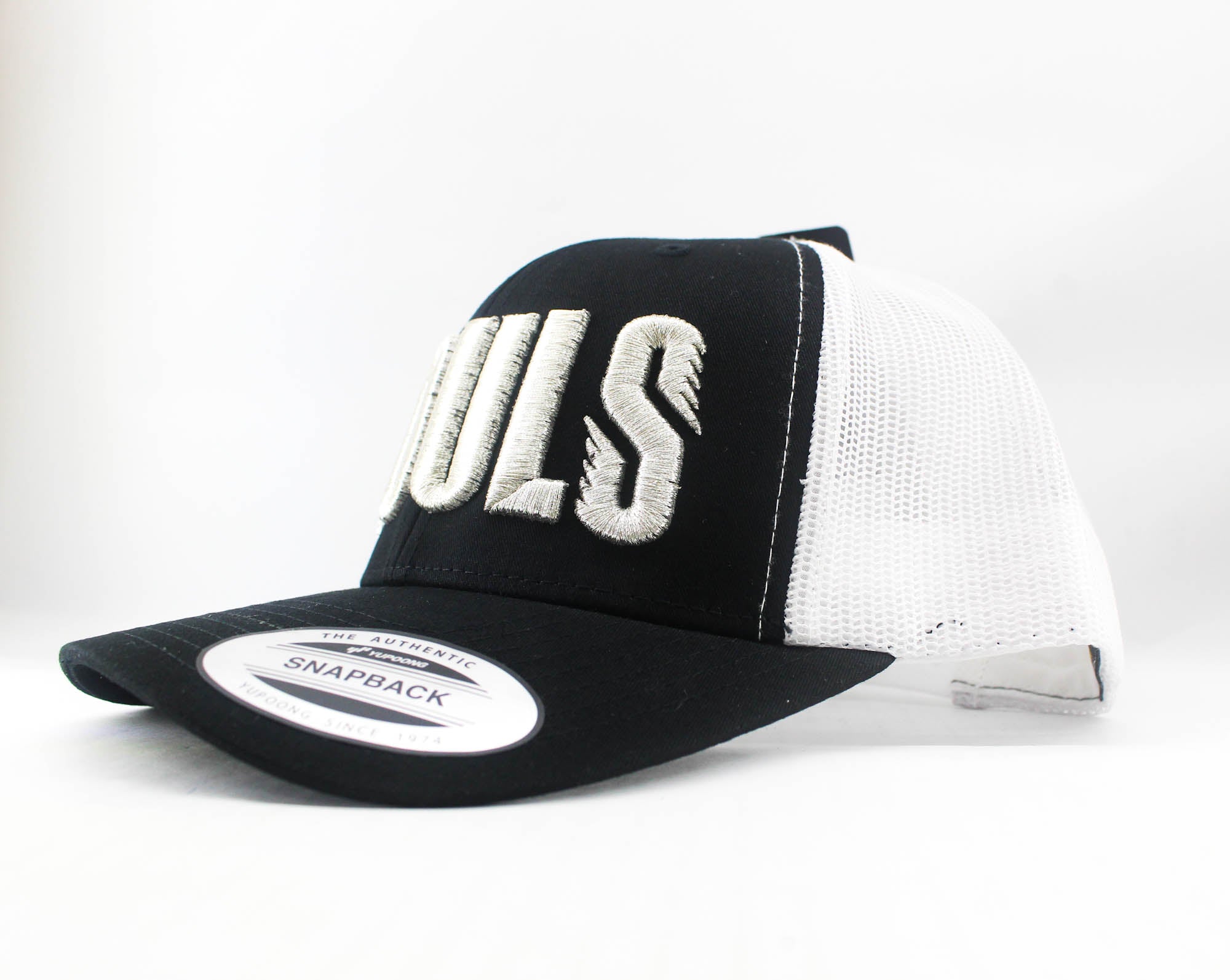 Souls Cap Snapback Logo Black White (0425)