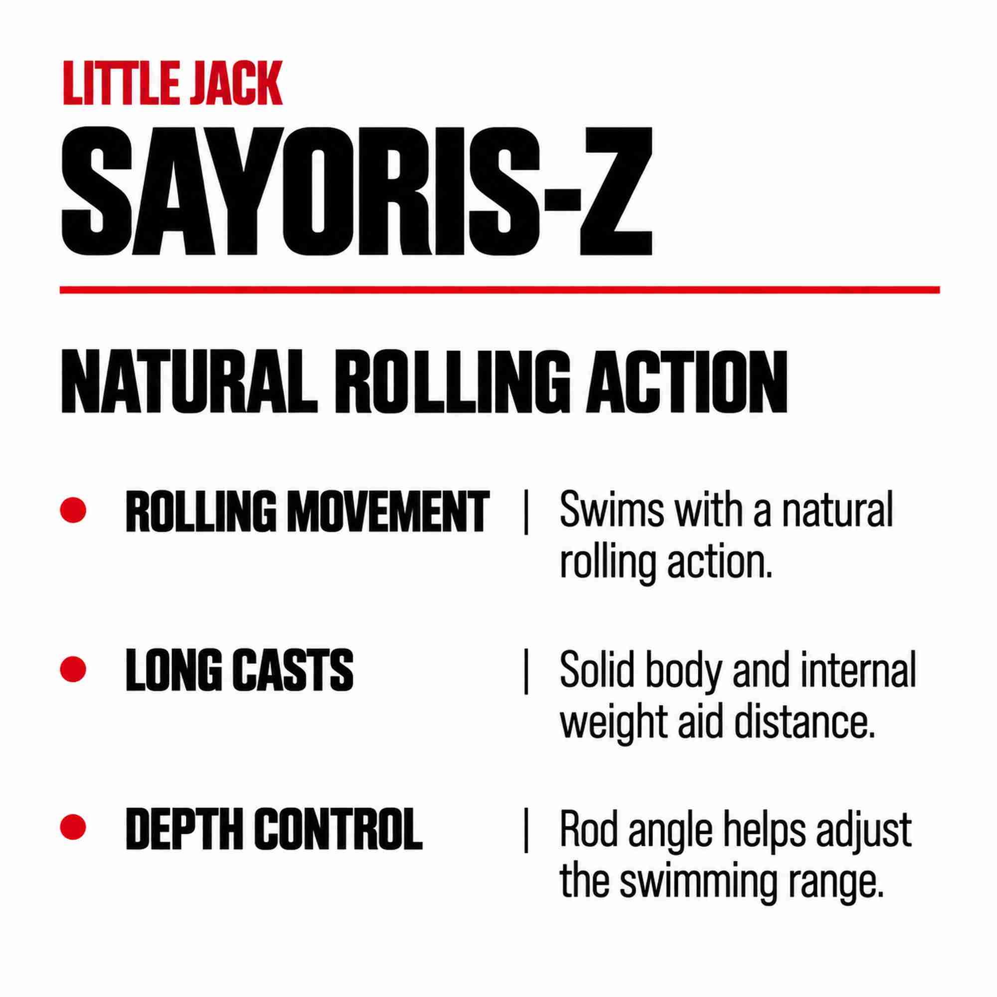 Little Jack Sayoris-Z 133 mm 29 grams Sinking Lure 09 (5159)