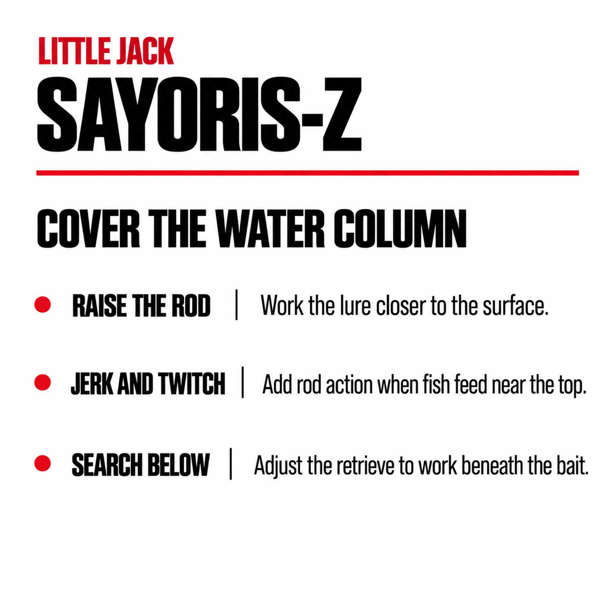 Little Jack Sayoris-Z 133 mm 29 grams Sinking Lure 09 (5159)