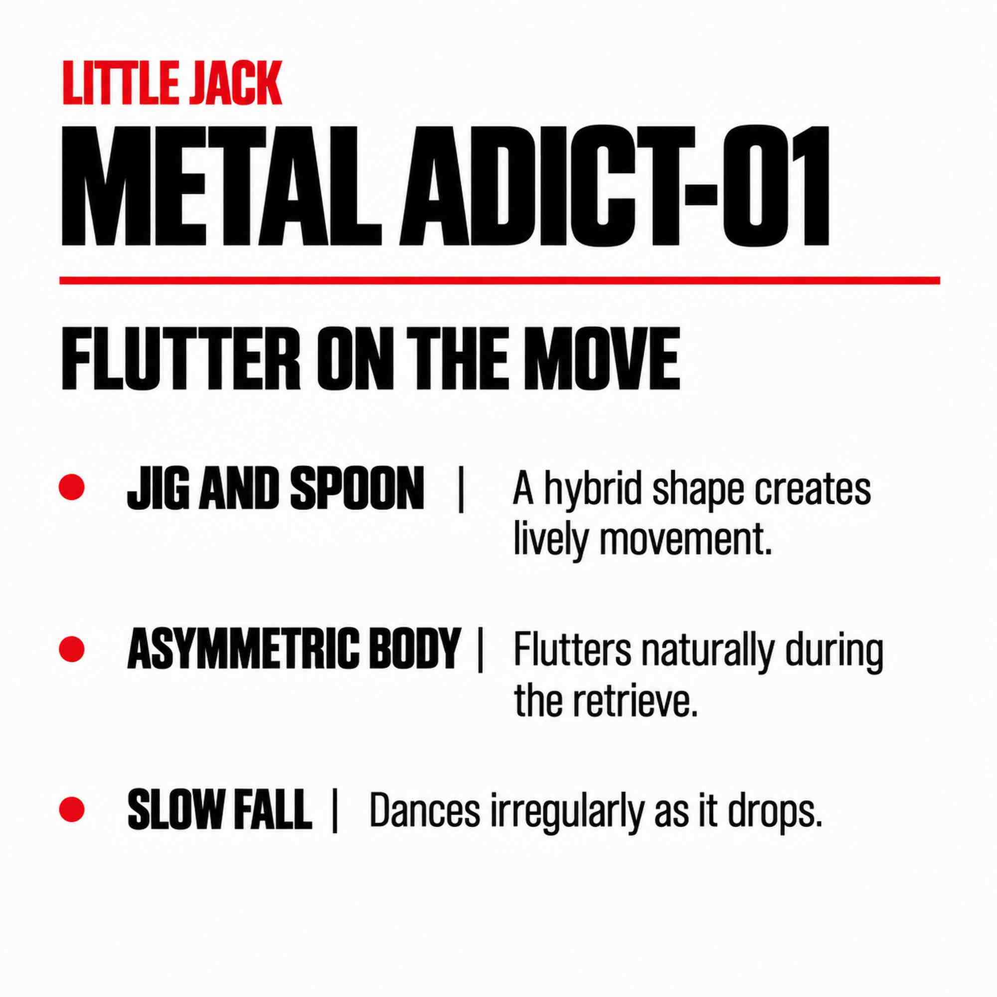 Little Jack Metal Jig Metal Adict 01 51mm 12 grams 02 (5388)