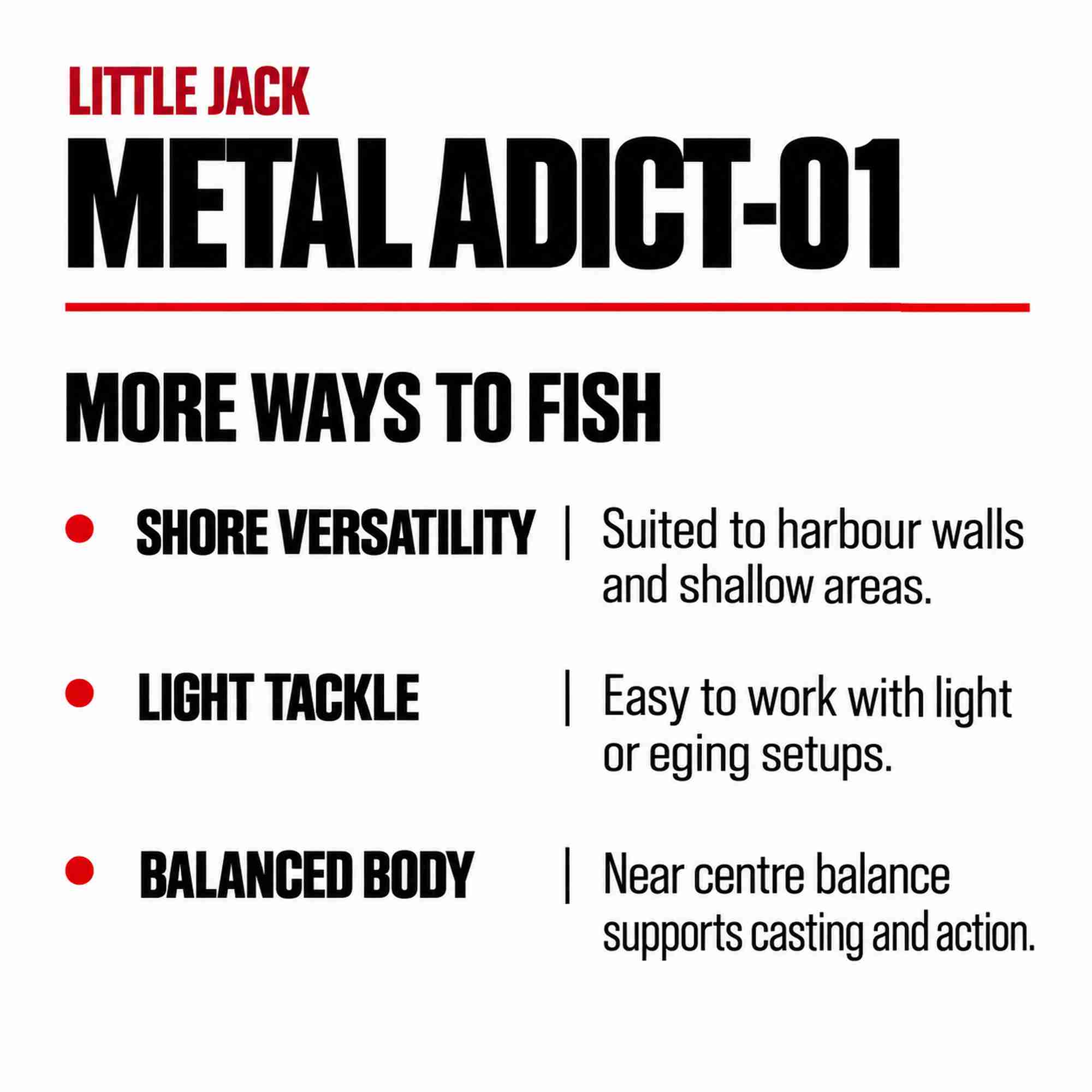 Little Jack Metal Jig Metal Adict 01 58mm 18 grams 06 (5500)