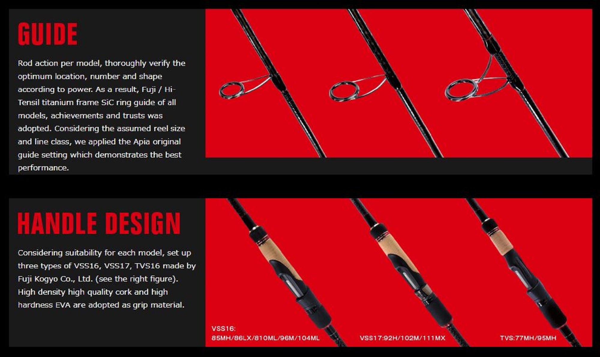 Apia Rod Spinning Foojin AD Vancoor 92 H (1192)