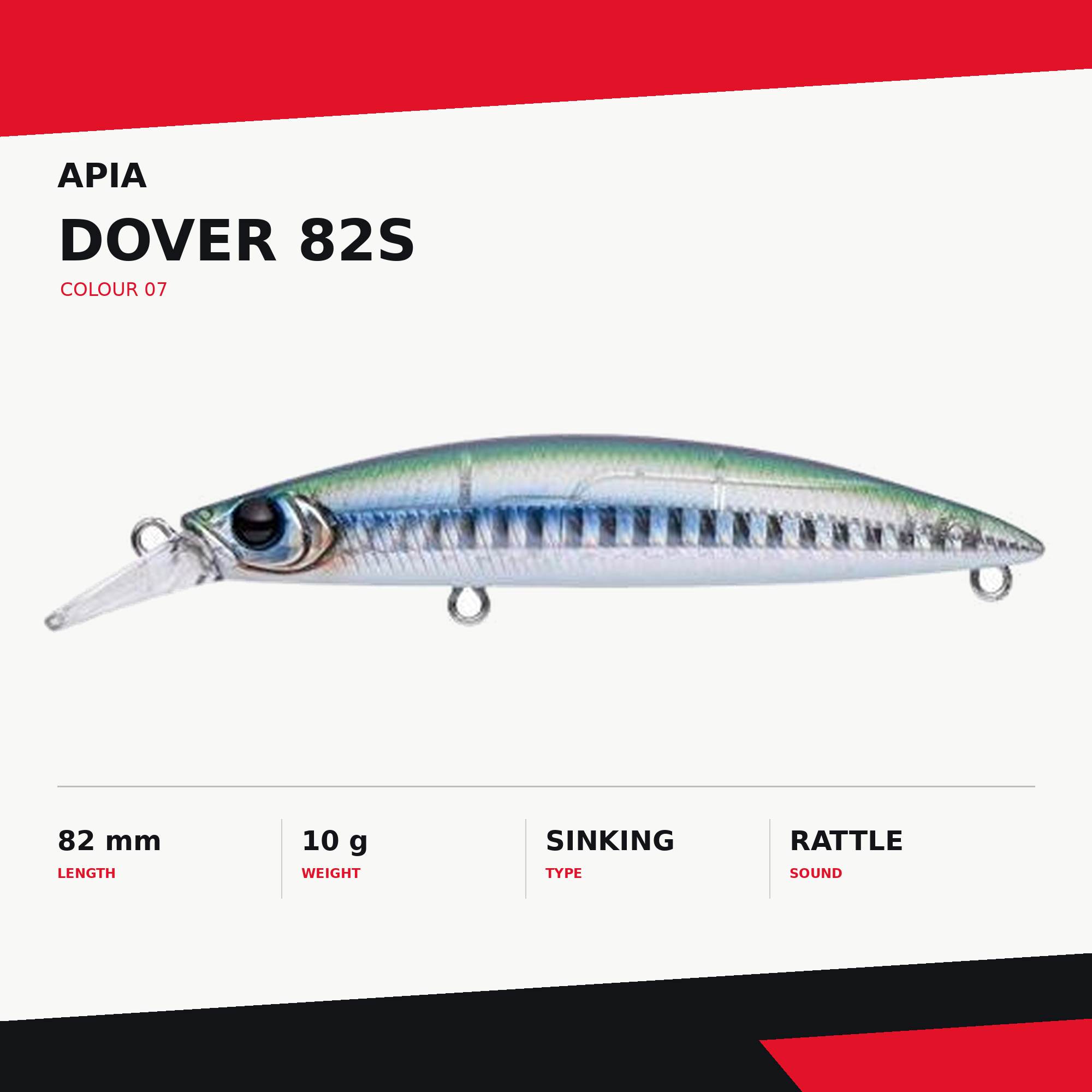 Apia Dover 82S Sinking Lure 07 (3479)