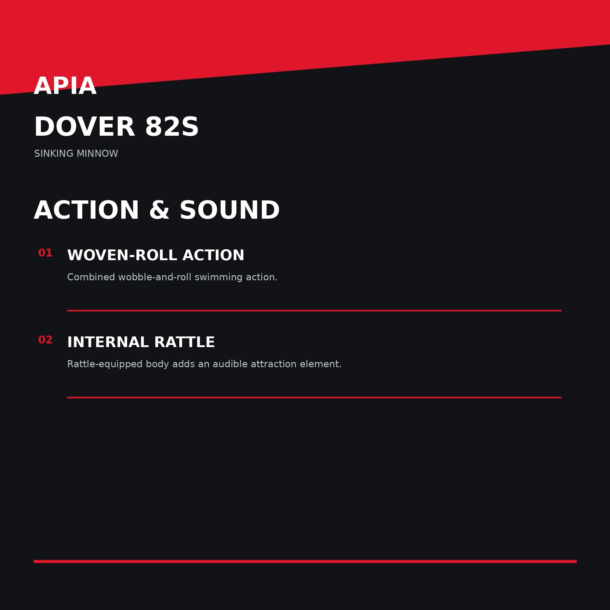 Apia Dover 82S Sinking Lure 07 (3479)