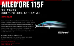Leurre Flottant Apia Ailed Ore 115F – 115 Mm – 18 Gr – Rattle – Neuf