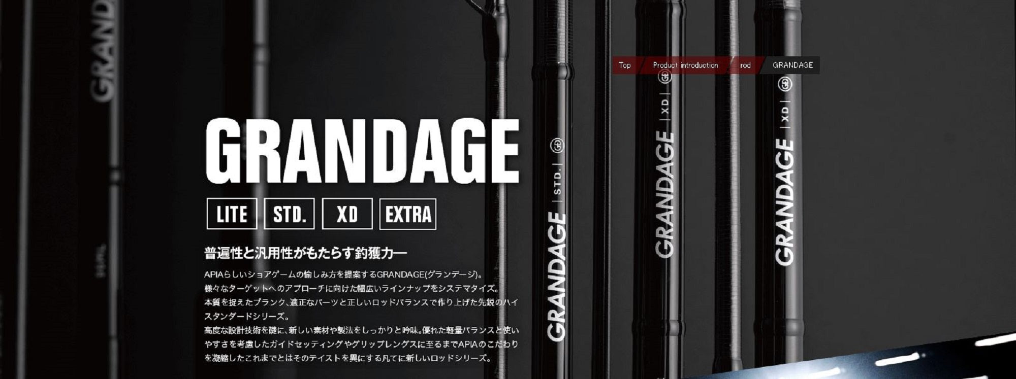 Apia Rod Spinning Grandage STD 106MH (6166)
