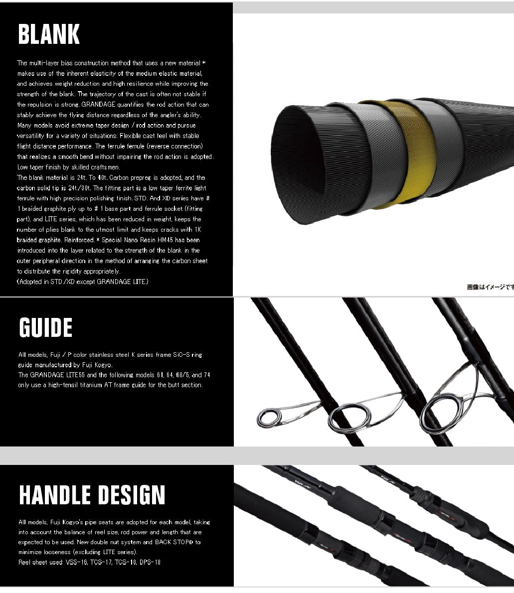 Apia Rod Spinning Grandage Lite 62 (9907)