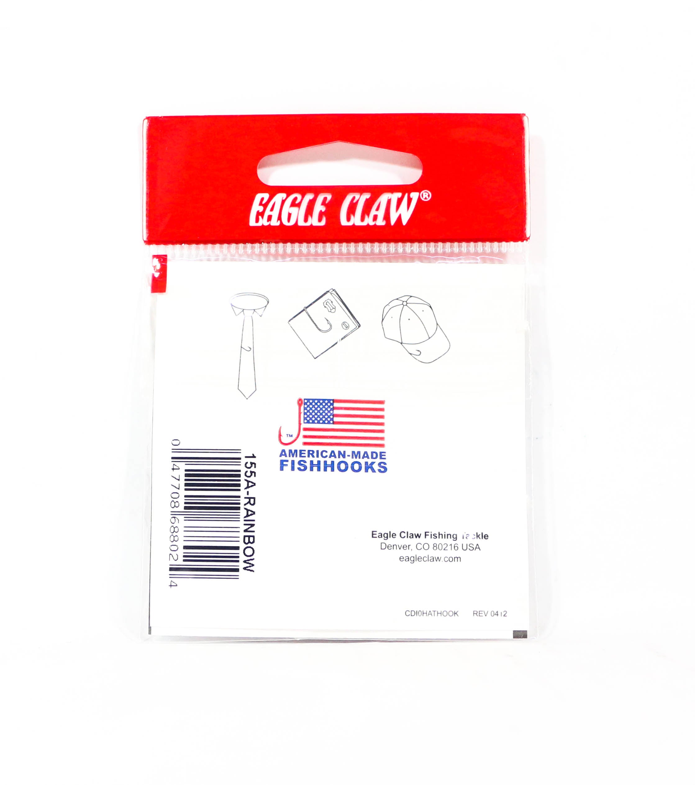 Eagle Claw Hat Pin Rainbow (8024)