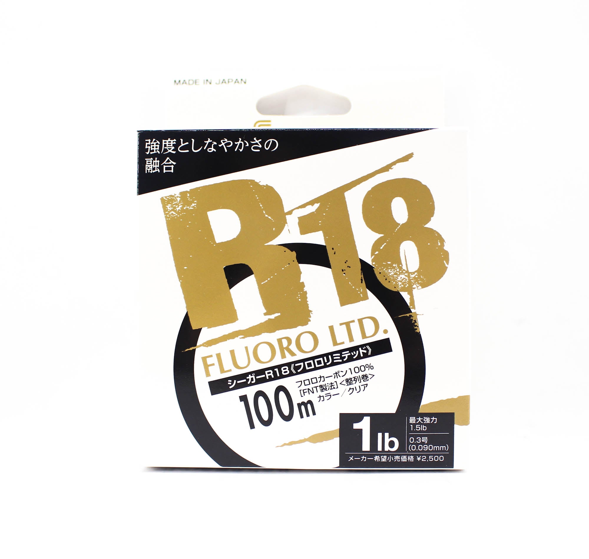 Seaguar Fluorocarbon R18F Fluoro Ltd Line 100m 1lb-0.09mm (0014)