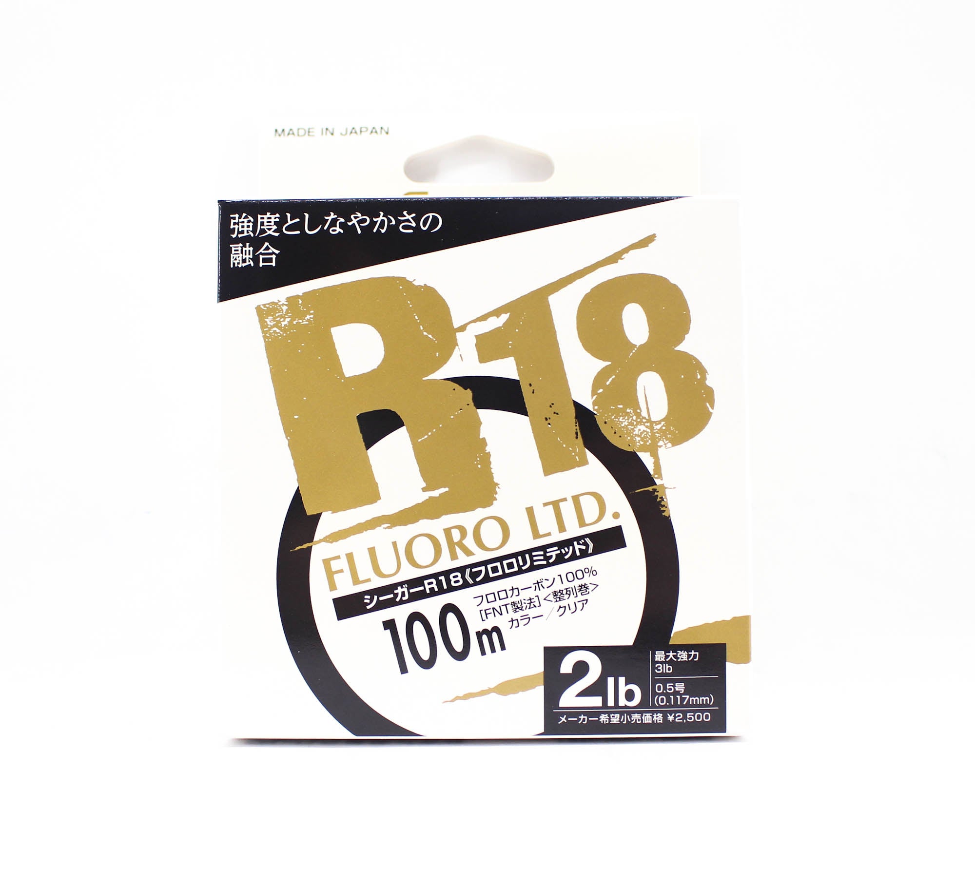 Seaguar Fluorocarbon R18F Fluoro Ltd Line 100m 2lb-0.117mm (0021)