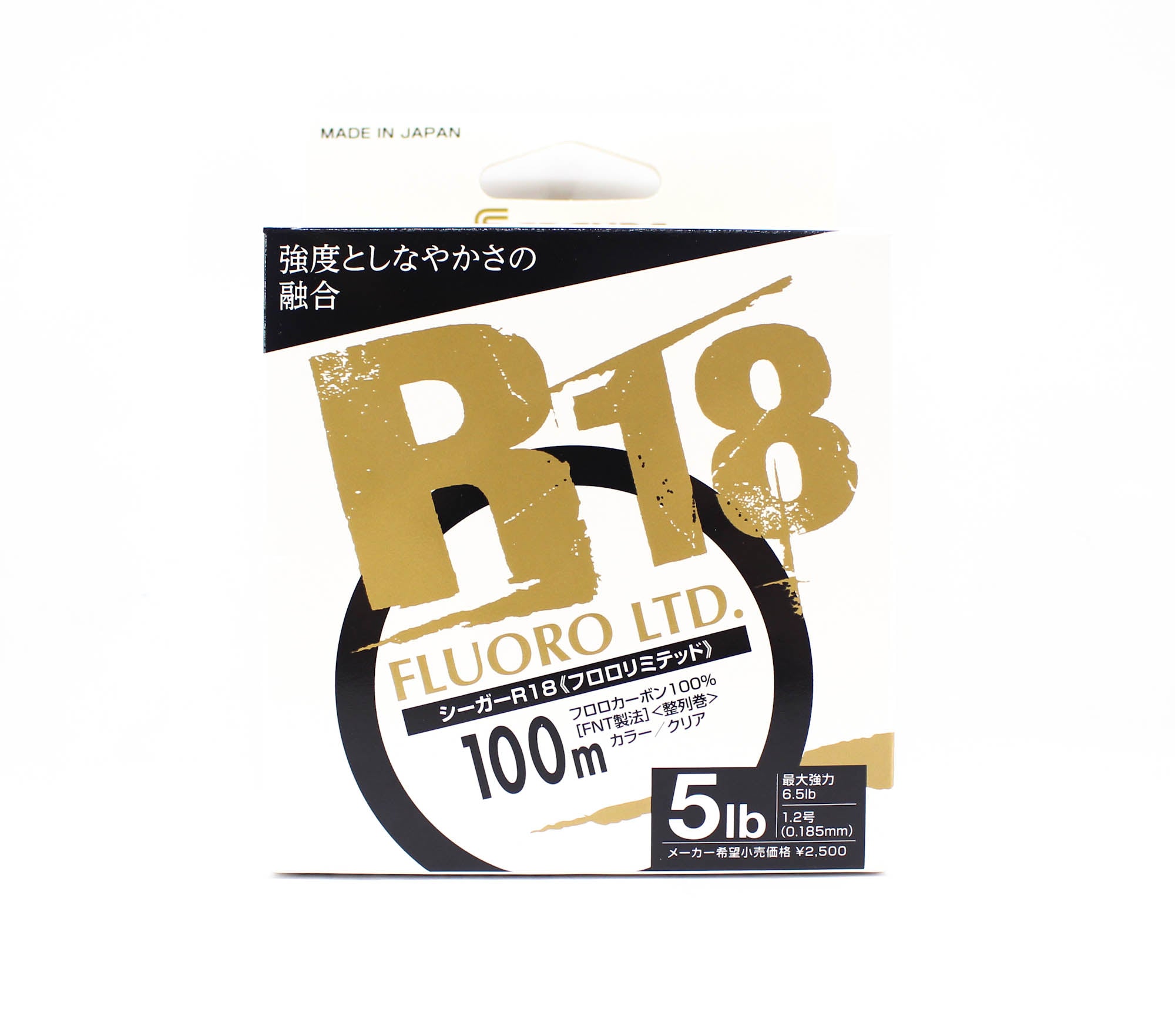 Seaguar Fluorocarbon R18F Fluoro Ltd Line 100m 5lb-0.185mm (0052)