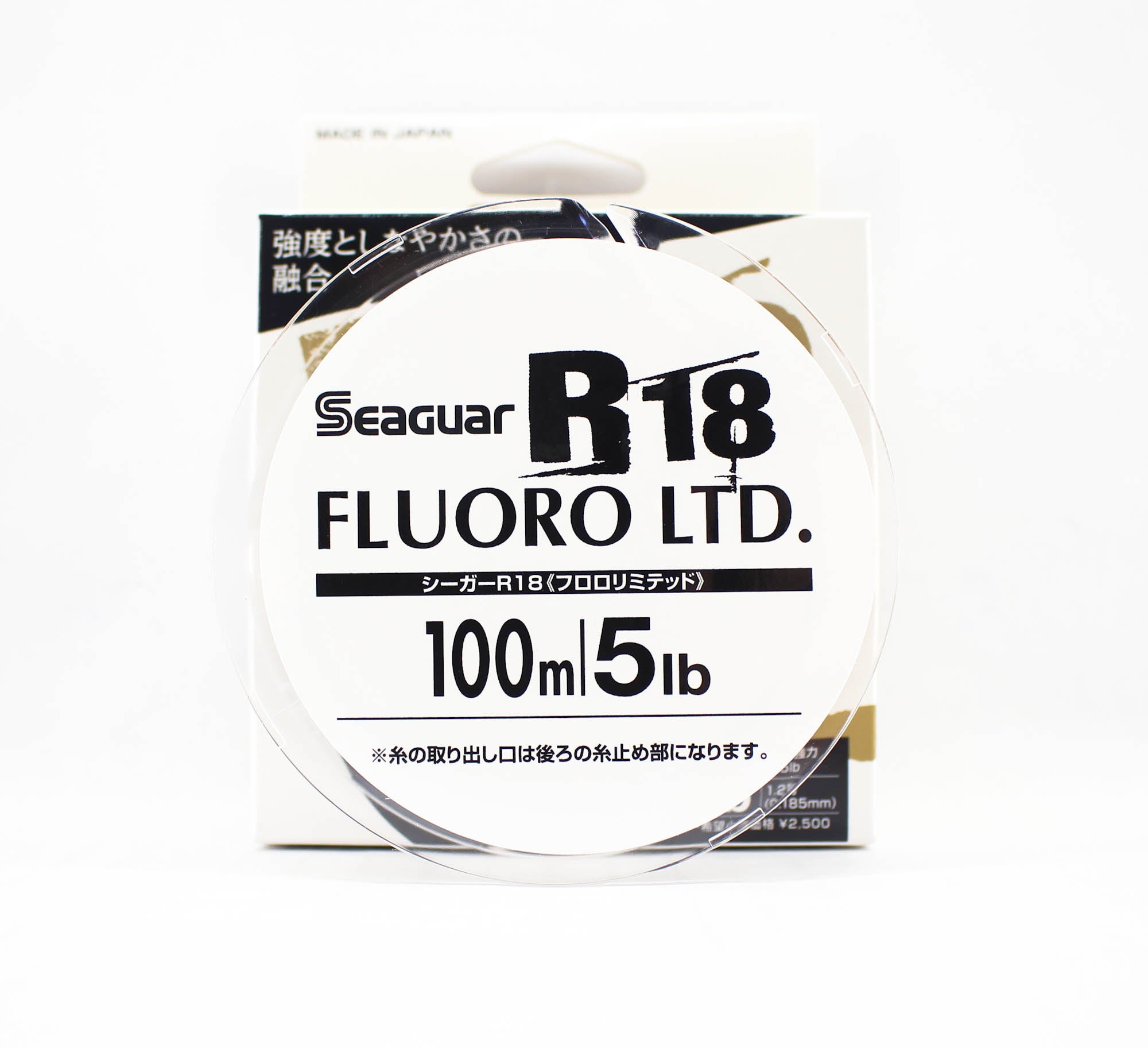 Seaguar Fluorocarbon R18F Fluoro Ltd Line 100m 5lb-0.185mm (0052)