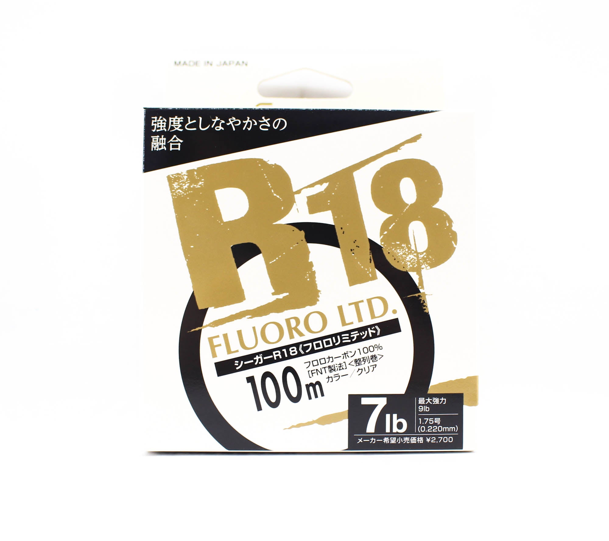 Seaguar Fluorocarbon R18F Fluoro Ltd Line 100m 7lb-0.22mm (0076)