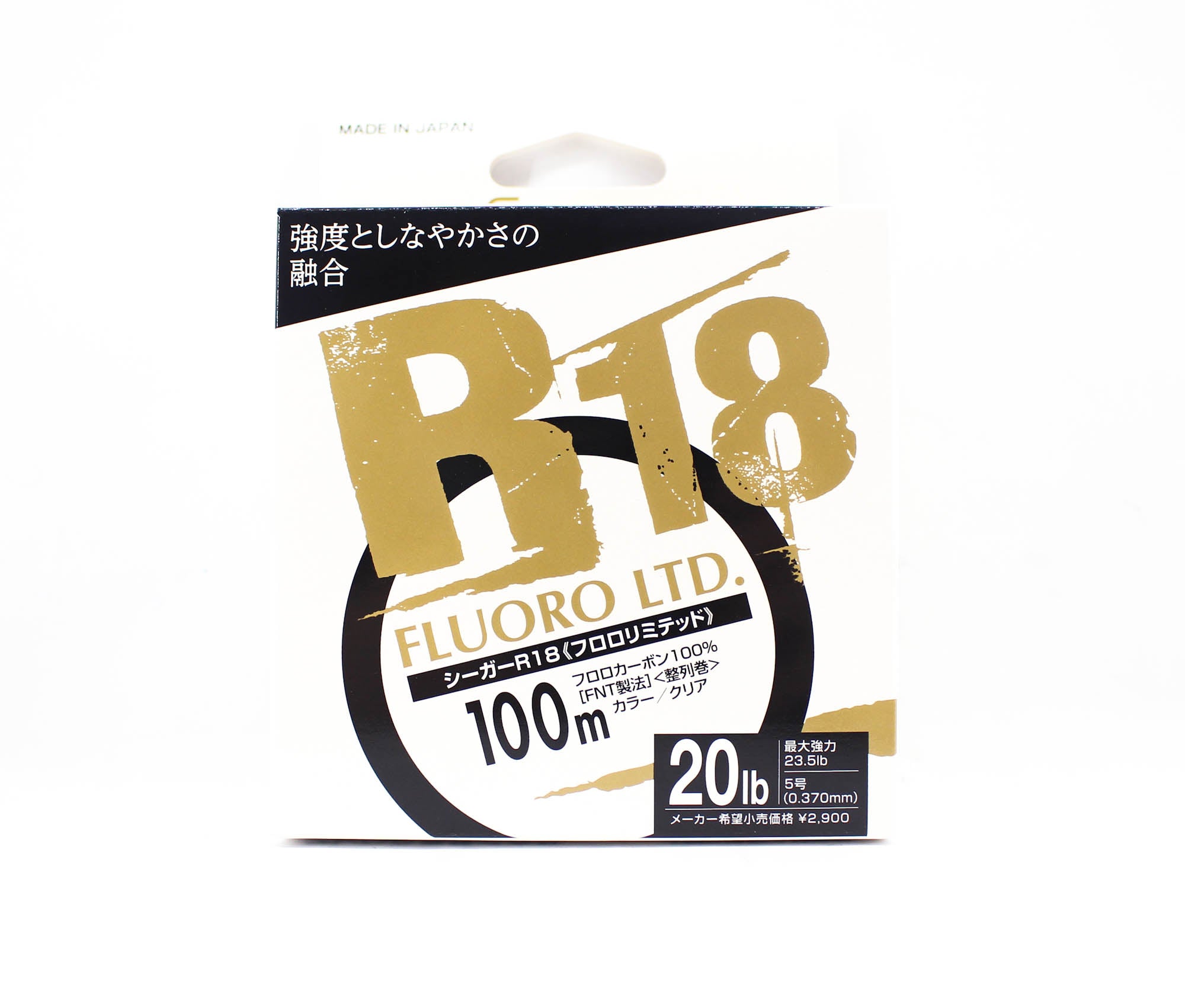 Seaguar Fluorocarbon R18F Fluoro Ltd Line 100m 20lb-0.37mm (0144)