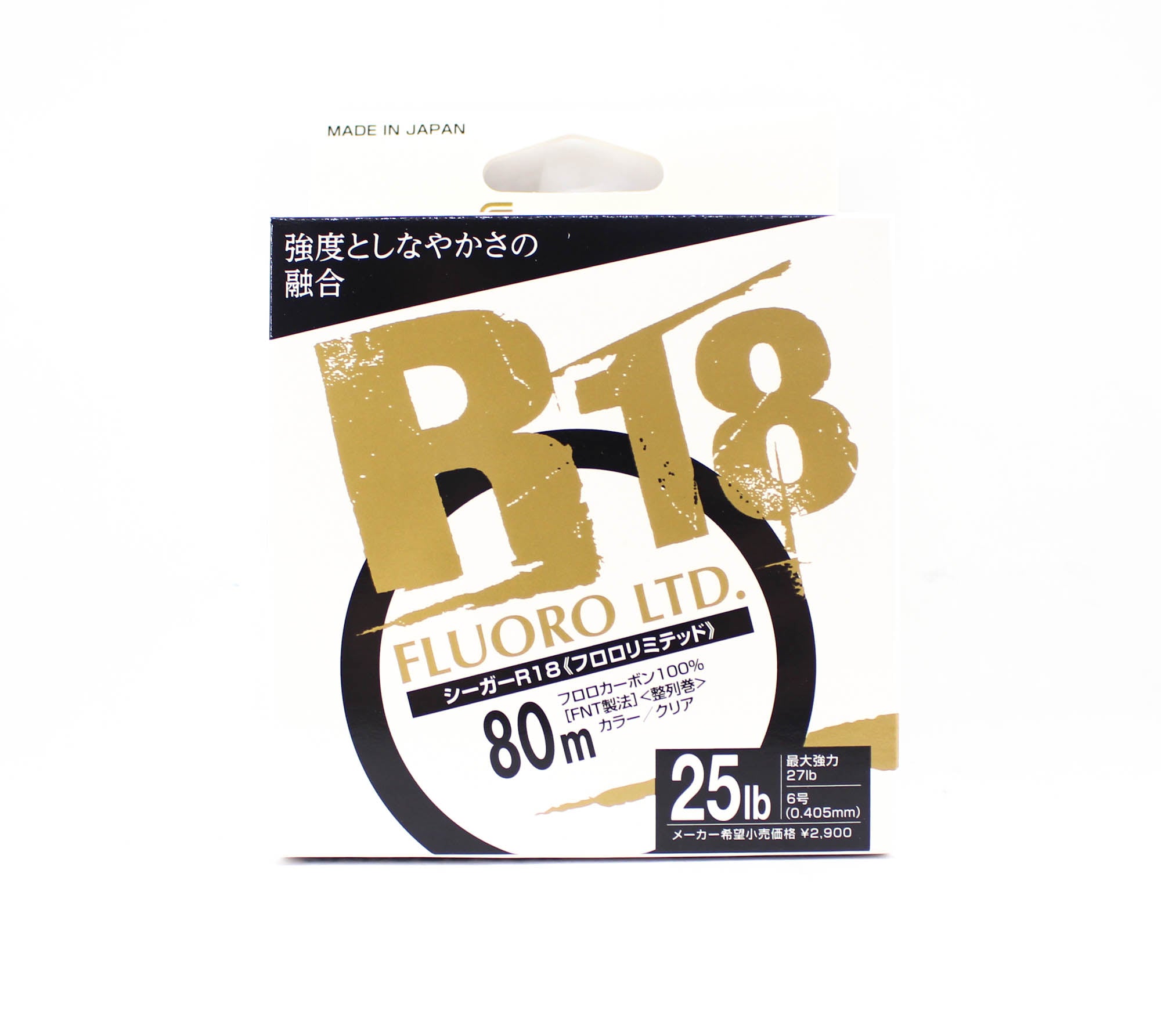 Seaguar Fluorocarbon R18F Fluoro Ltd Line 80m 25lb-0.405mm (0175)