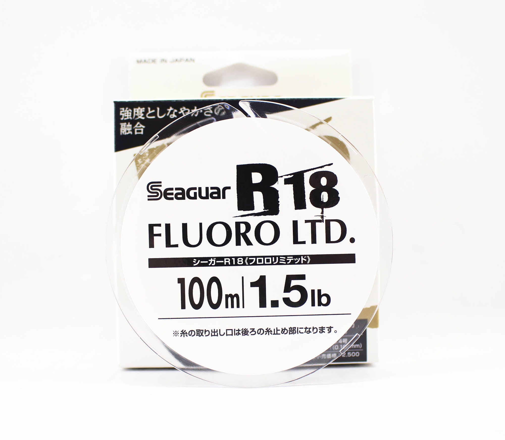 Seaguar Fluorocarbon R18F Fluoro Ltd Line 100m 1.5lb-0.104mm (0274)