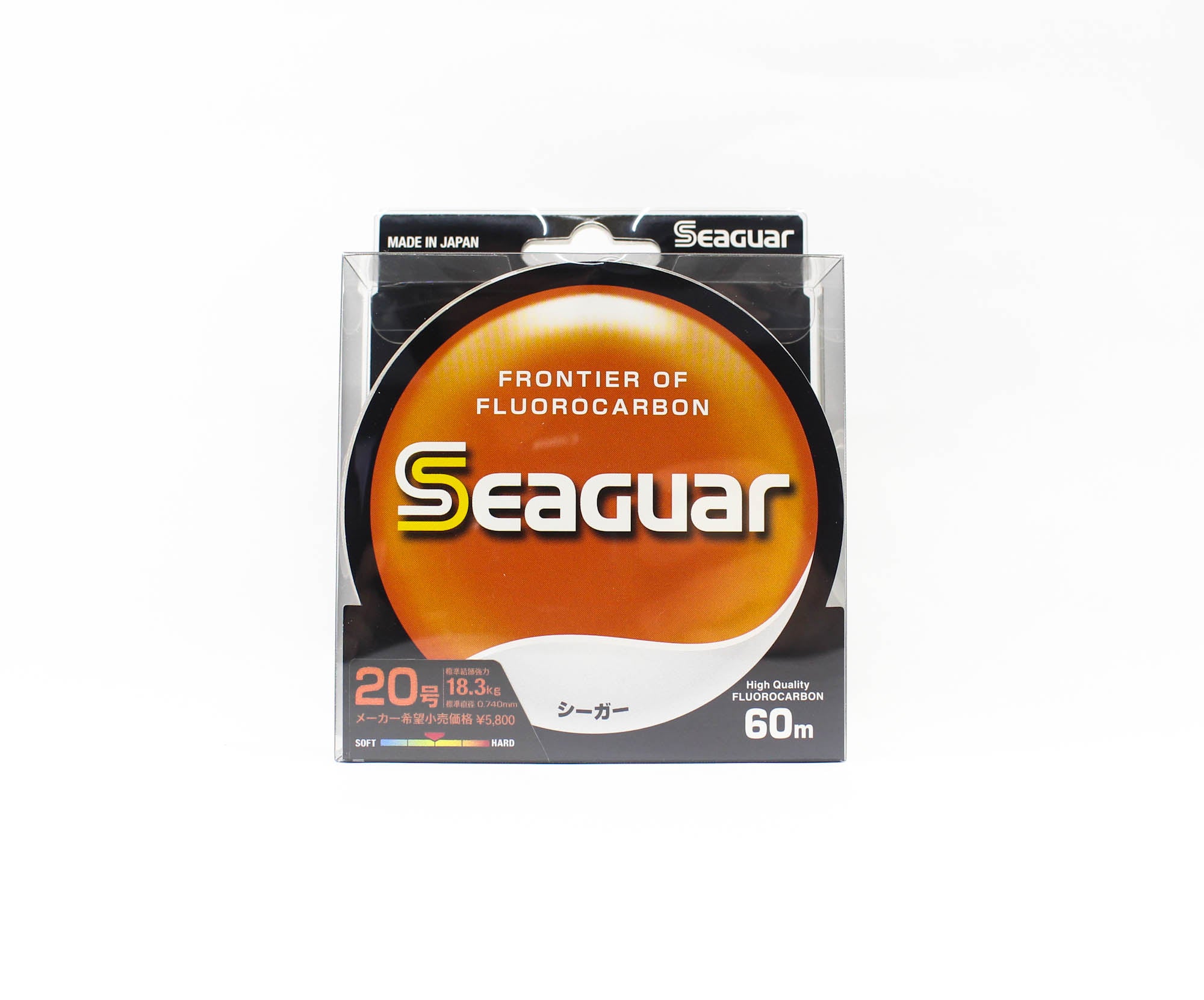 Seaguar Fluorocarbon 60 Leader Line 60m Size 20 70lb (1408)