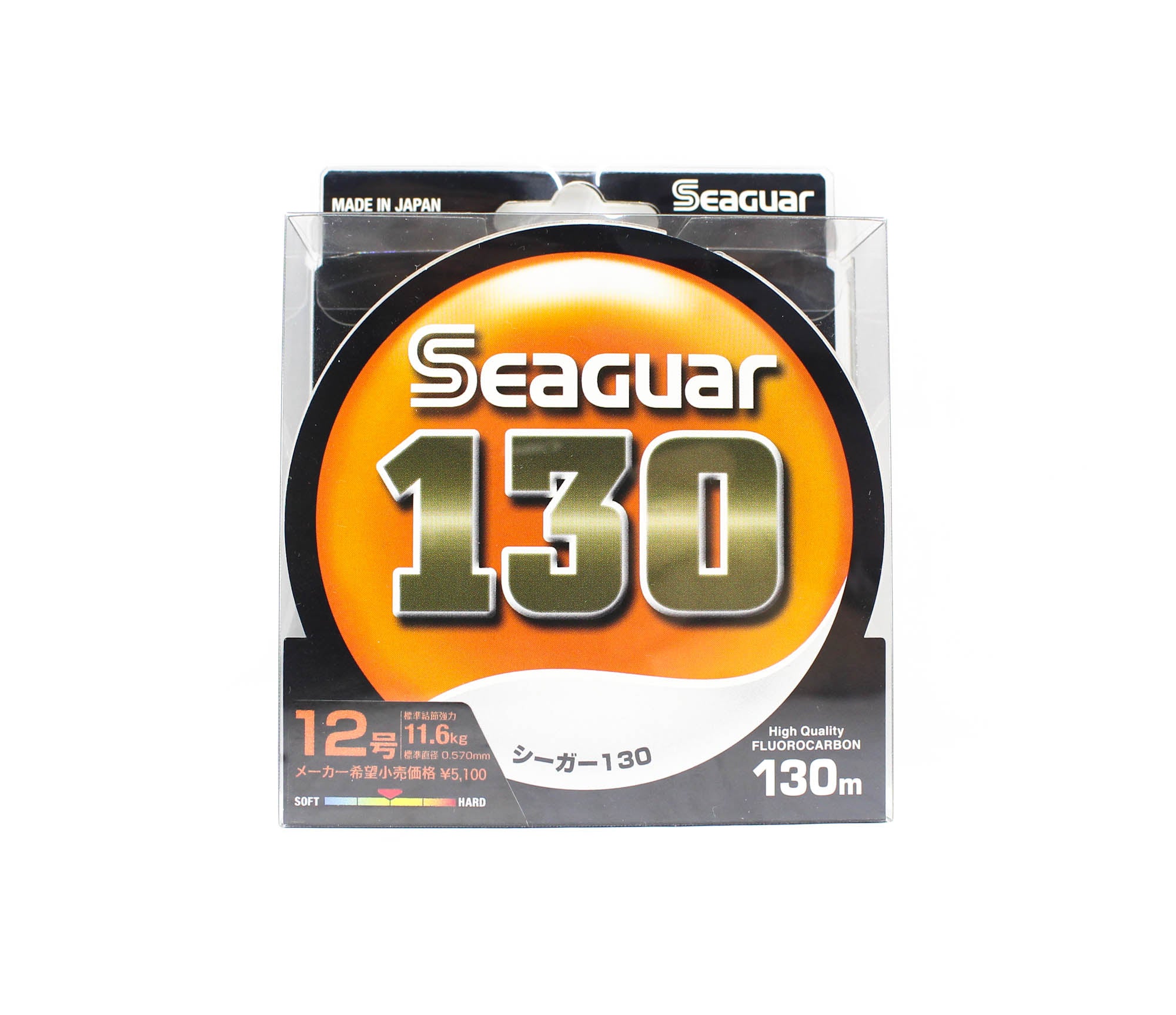 Seaguar Fluorocarbon 130 Leader Line 130m Size 12 40lb (0363)