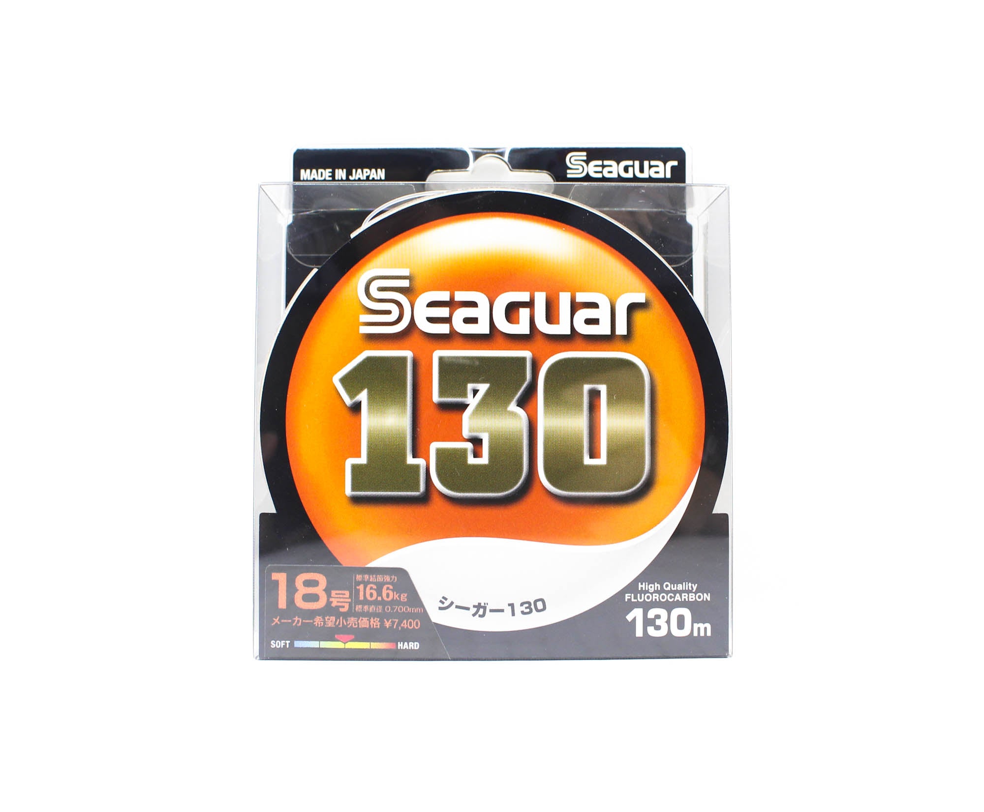 Seaguar Fluorocarbon 130 Leader Line 130m Size 18 60lb (0394)