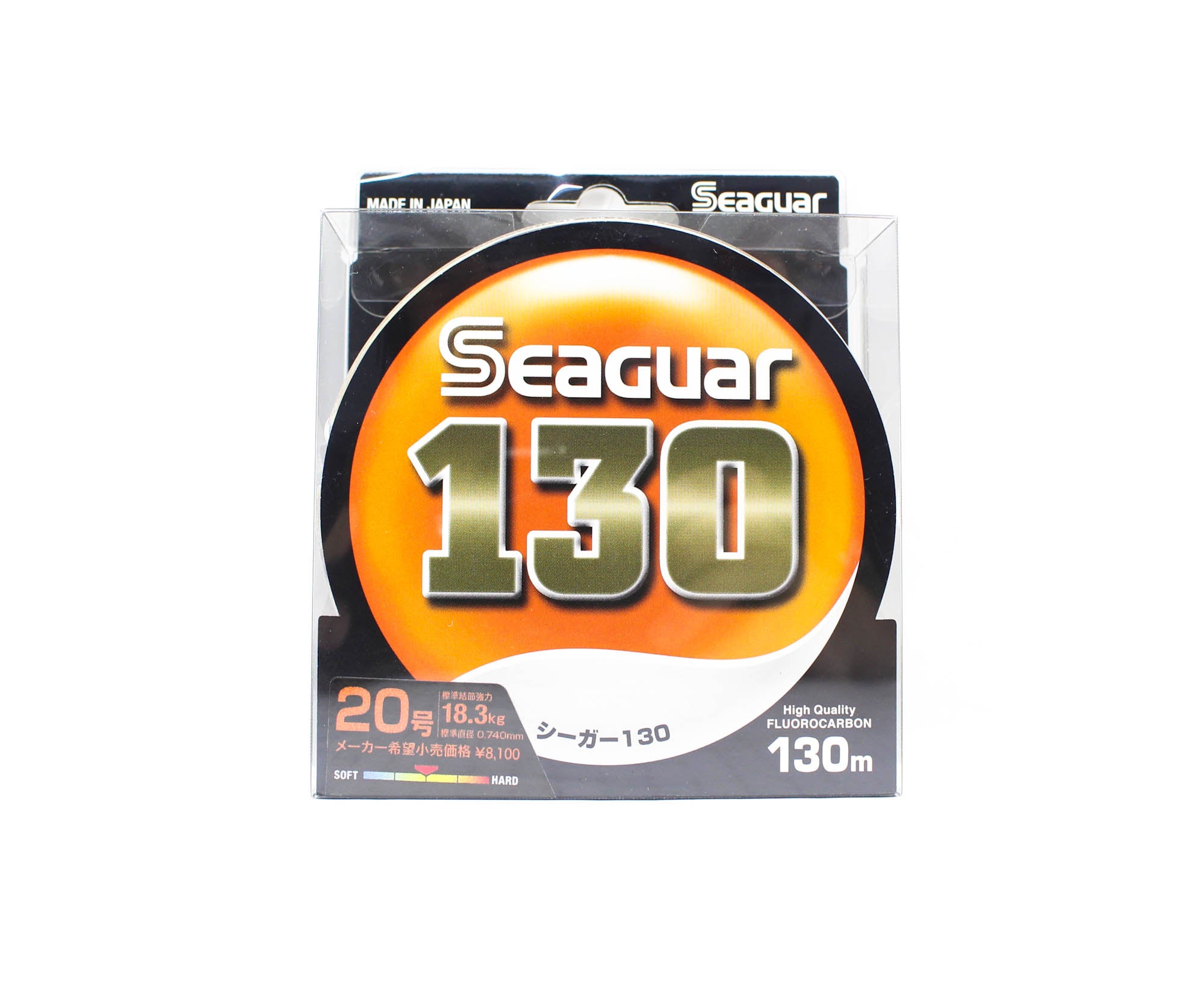 Seaguar Fluorocarbon 130 Leader Line 130m Size 20 70lb (0400)