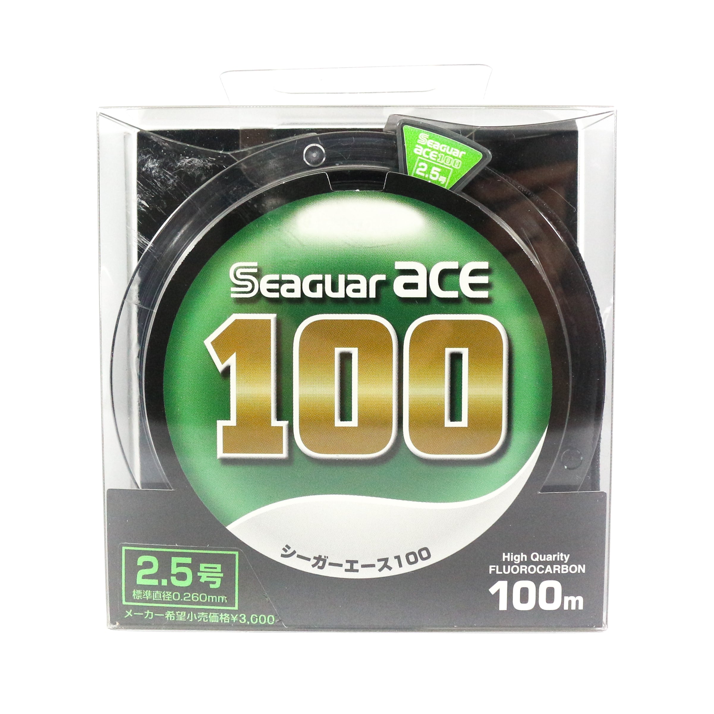 Seaguar Fluorocarbon Ace Leader Line 100m Size 2.5-3.15kg-0.26mm (1261)
