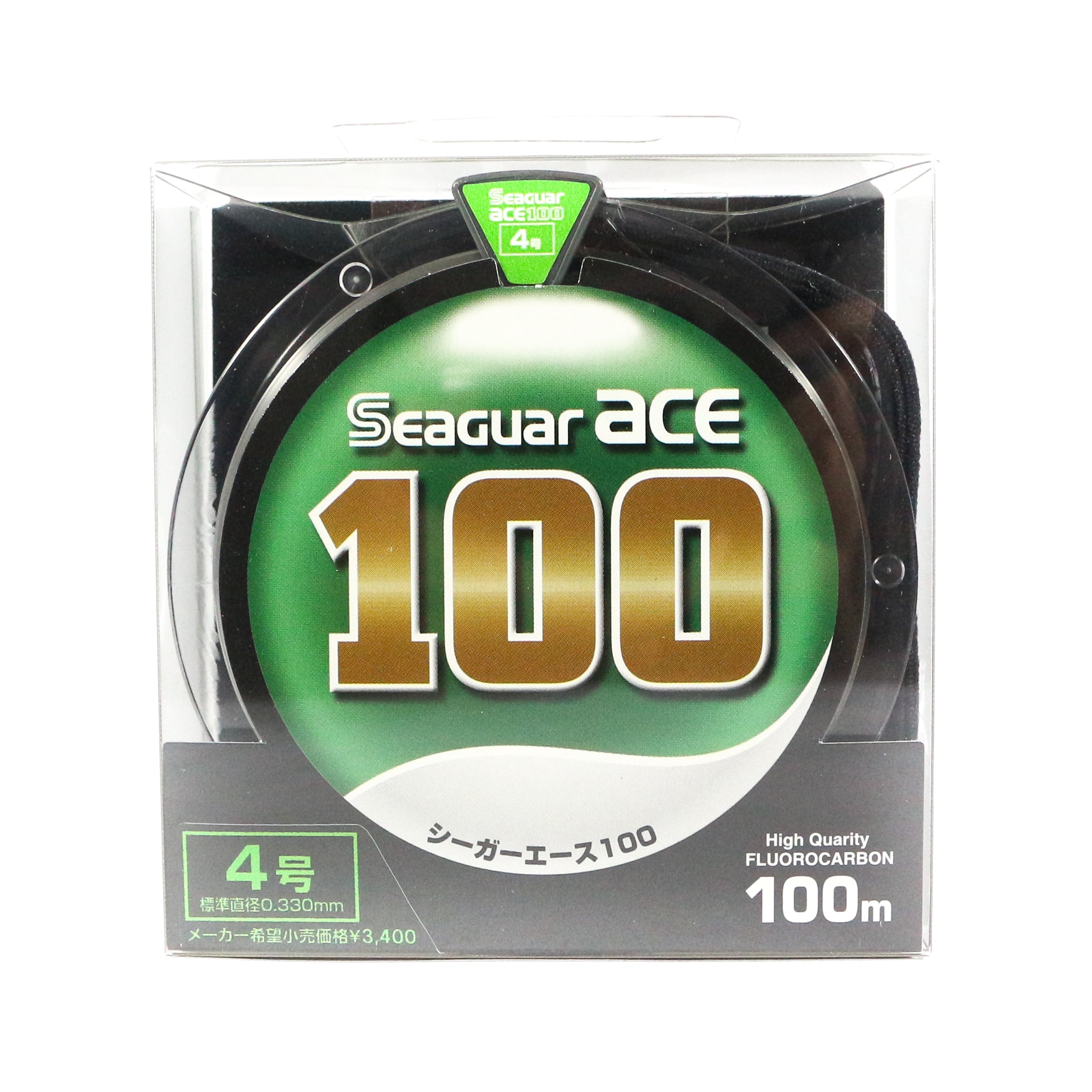 Seaguar Fluorocarbon Ace Leader Line 100m Size 4-4.9kg-0.33mm (1292)
