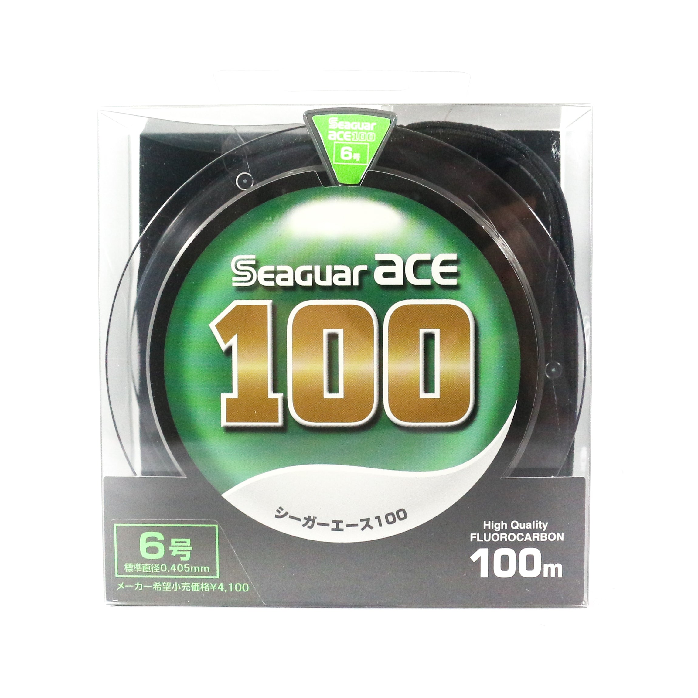 Seaguar Fluorocarbon Ace Leader Line 100m Size 6-6.6kg-0.405mm (1322)