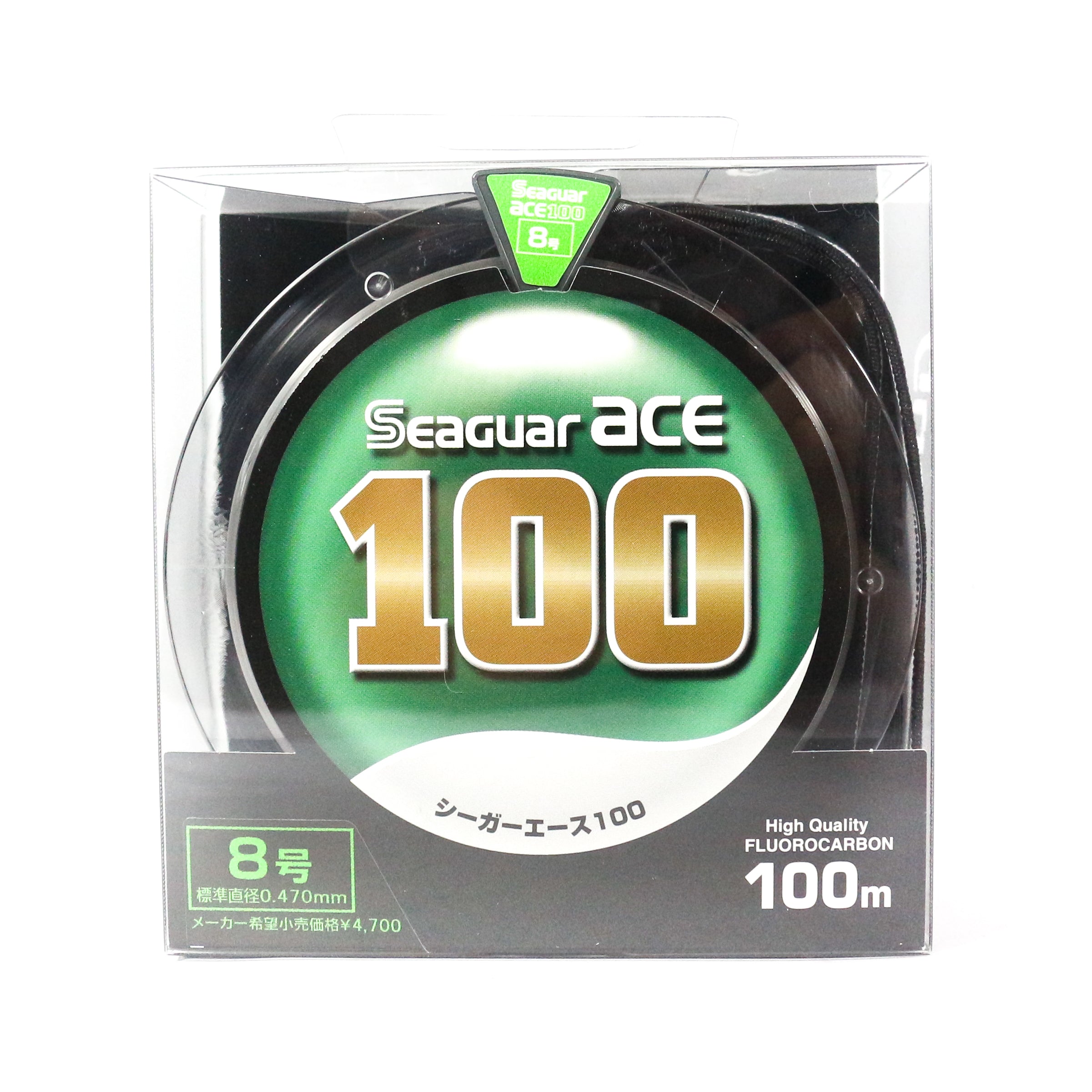 Seaguar Fluorocarbon Ace Leader Line 100m Size 8-8.5kg-0.47mm (1346)