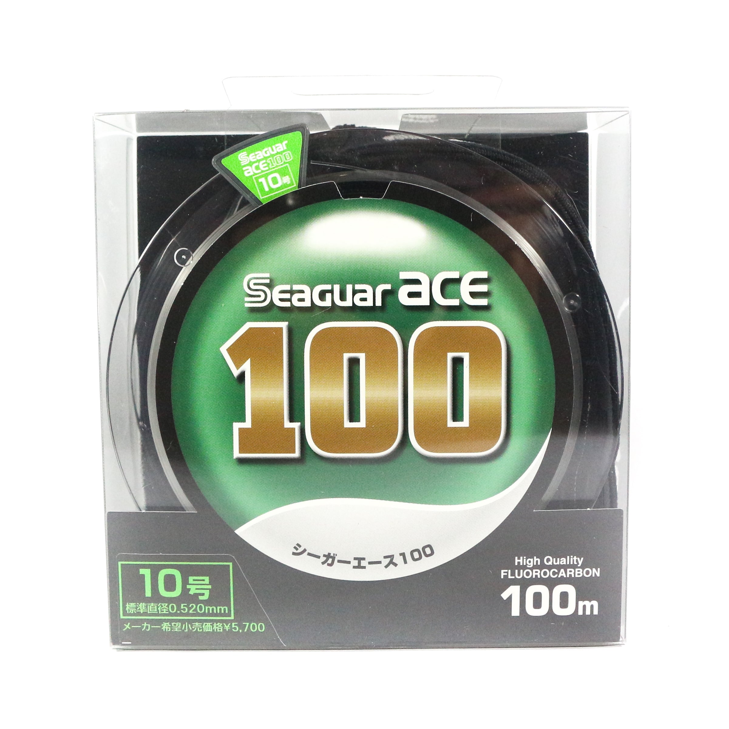 Seaguar Fluorocarbon Ace Leader Line 100m Size 10-10.4kg-0.52mm (1353)